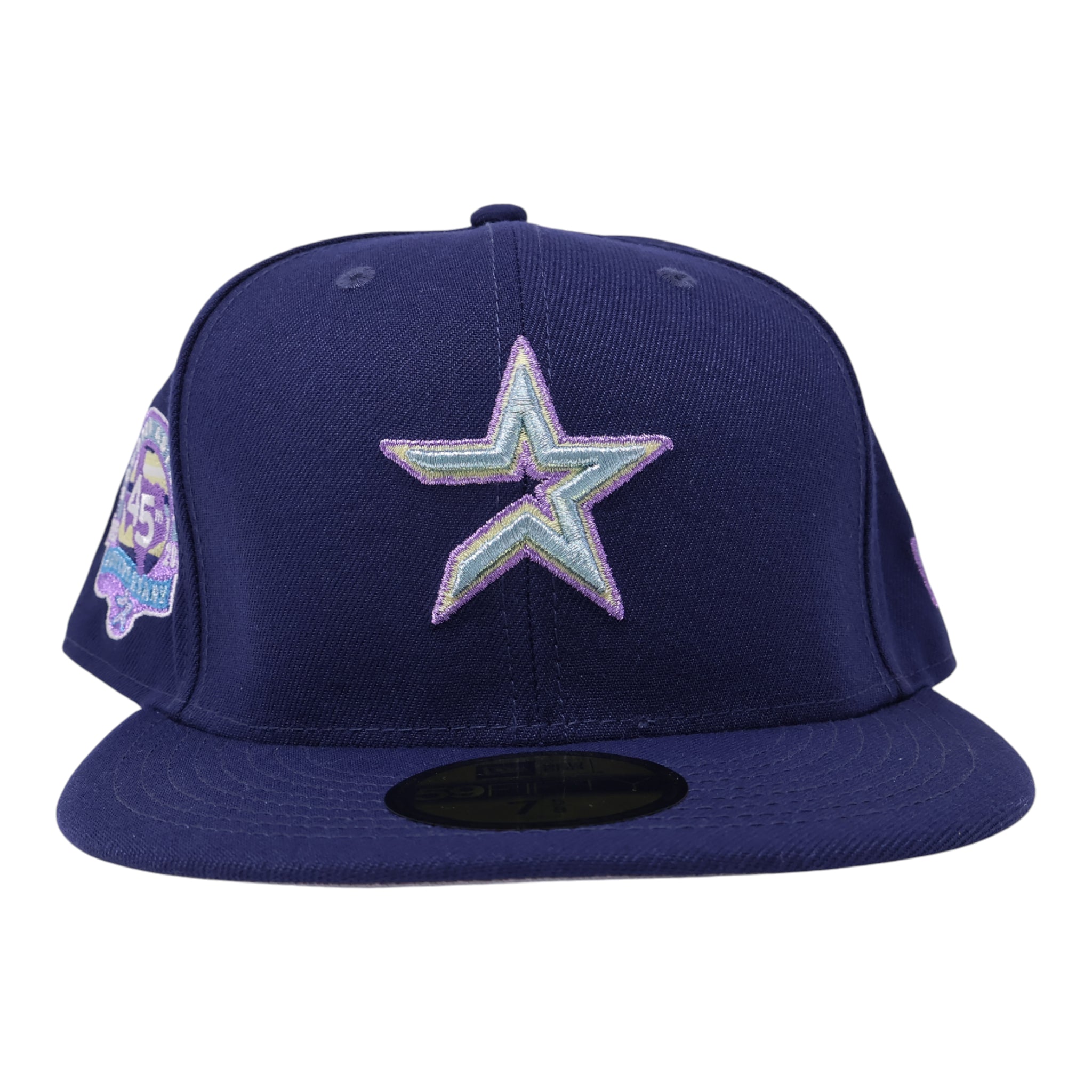 NWT Navy Houston Astros 45th Anniversary 59fifty New Era Fitted Hat Cap