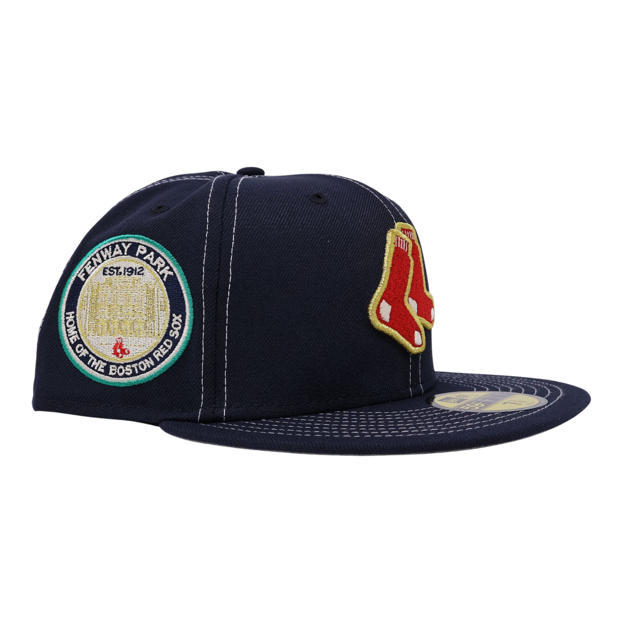 NWT Navy Boston Red Sox Fenway Park 59fifty New Era Fitted Hat Cap