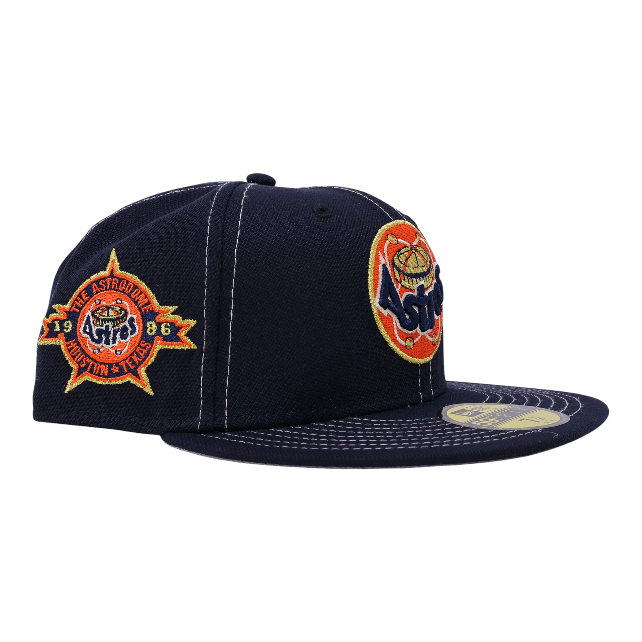 NWT Navy Houston Astros 1986 Astrodome 59fifty New Era Fitted Hat Cap
