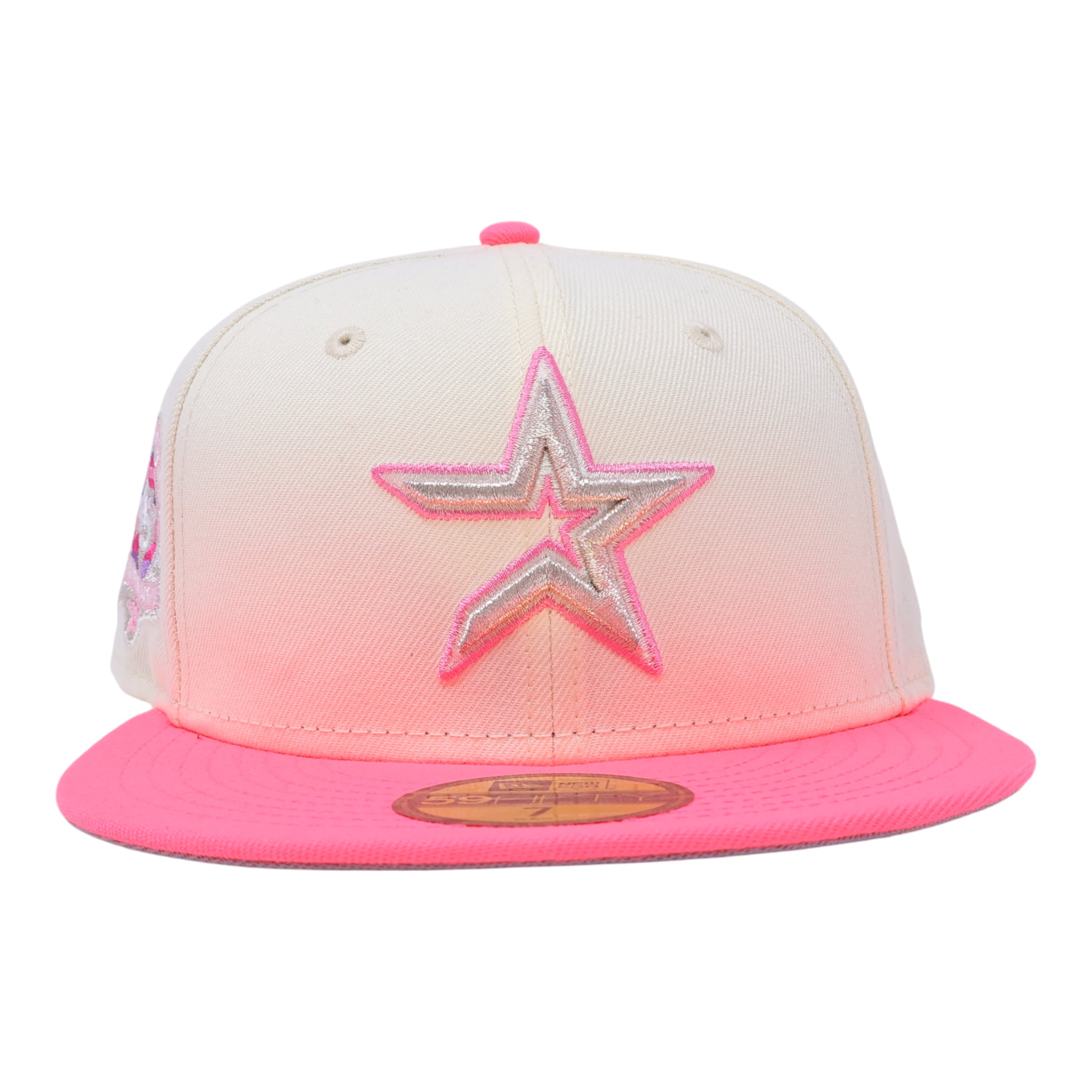 NWT 7 Chrome Houston Astros 45th Anniversary 59fifty New Era Fitted Hat Cap