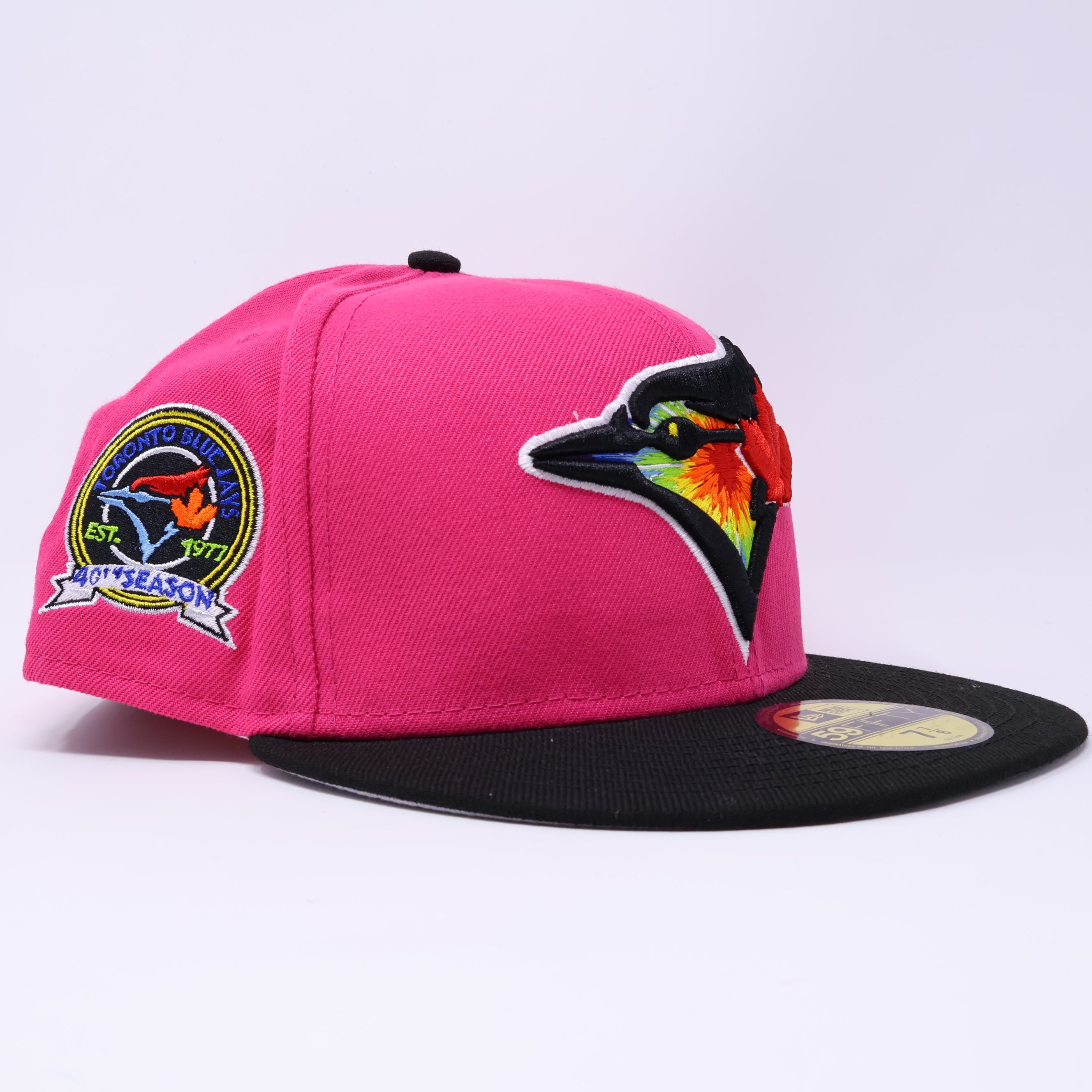 NWT Pink Toronto Blue Jays 40th Season 59fifty New Era Fitted Hat Cap