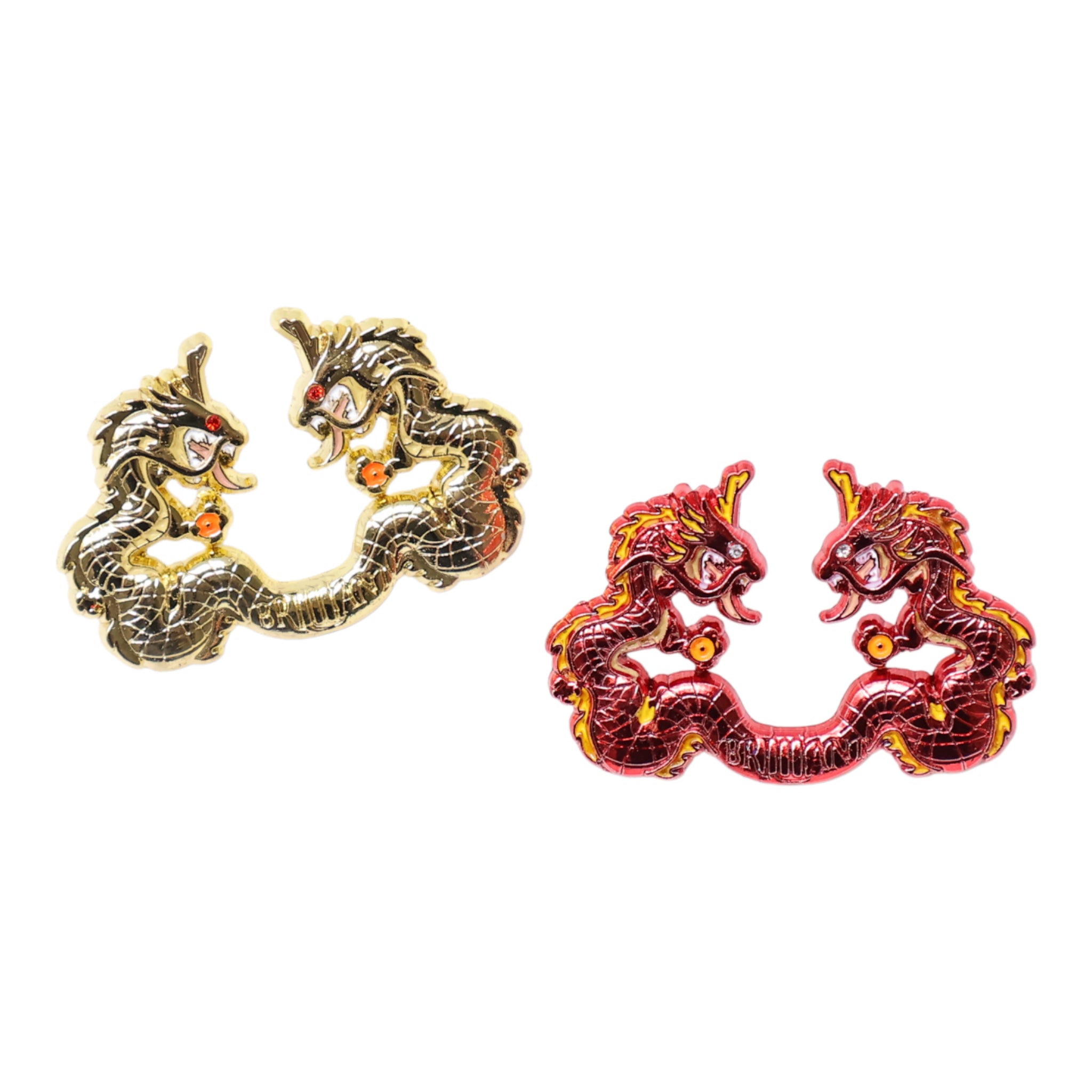 Brilliant Metal Style Snake MLB Logo Pin