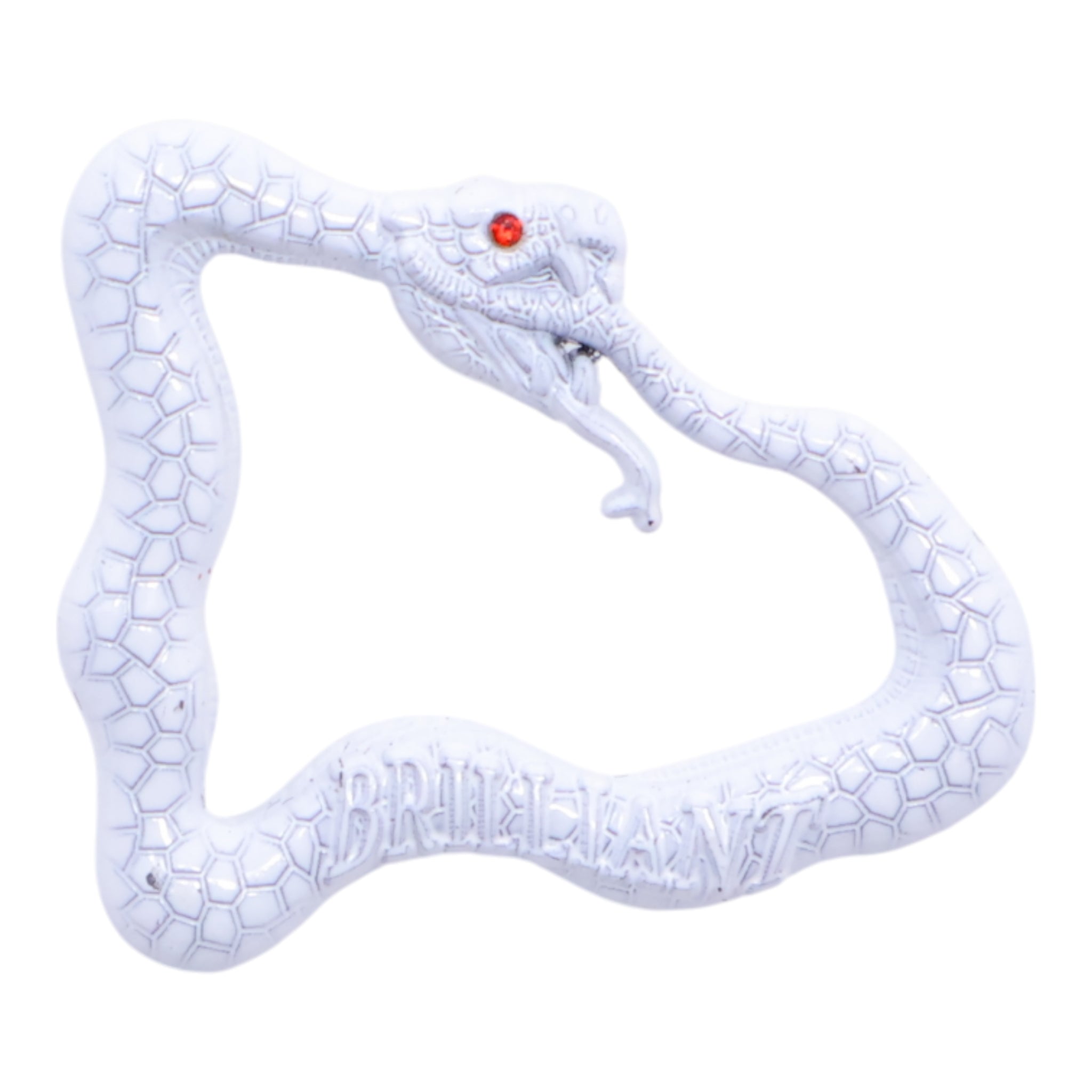 Brilliant White Snake New Era Flag Logo Pin