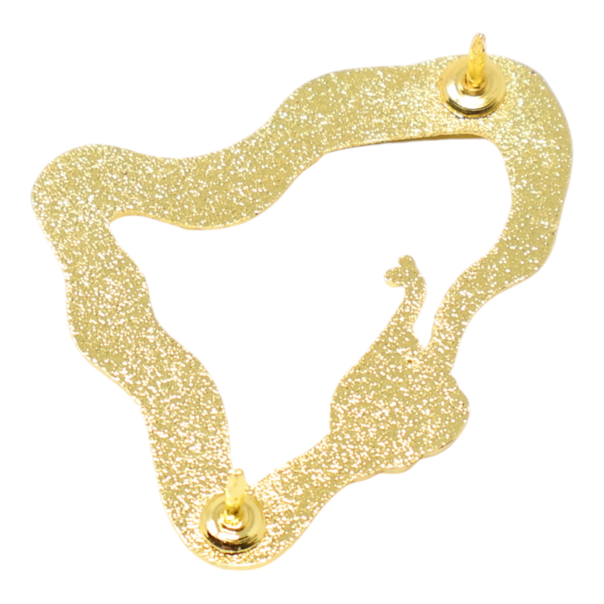 Brilliant Gold Snake New Era Flag Logo Pin