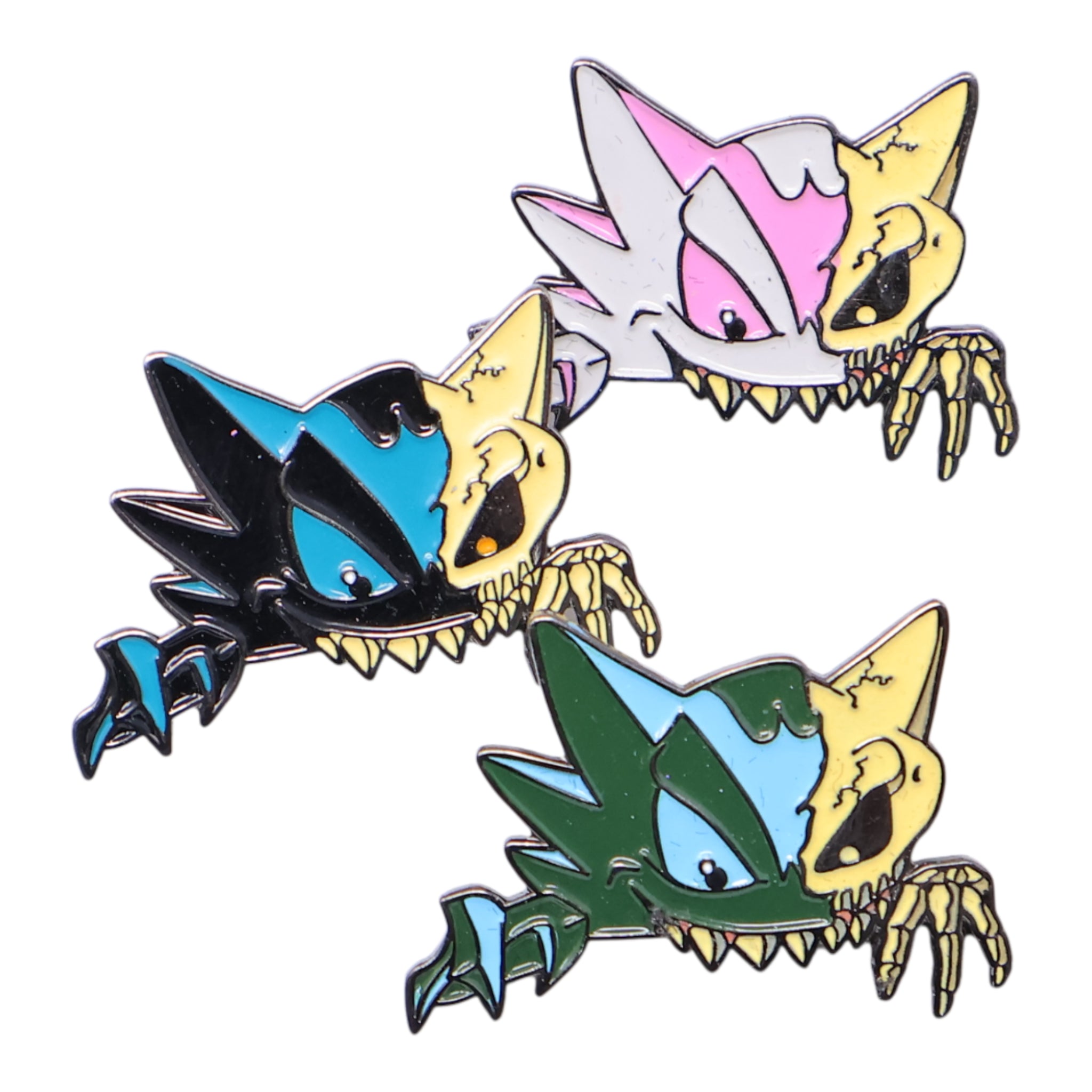 Creepy Monster Various Colors Peeker Pin