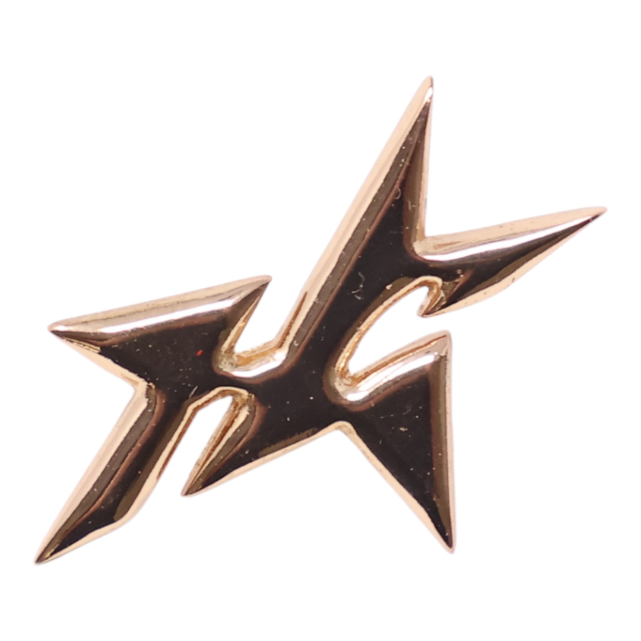 Abstract Gold Star Graphic Pin