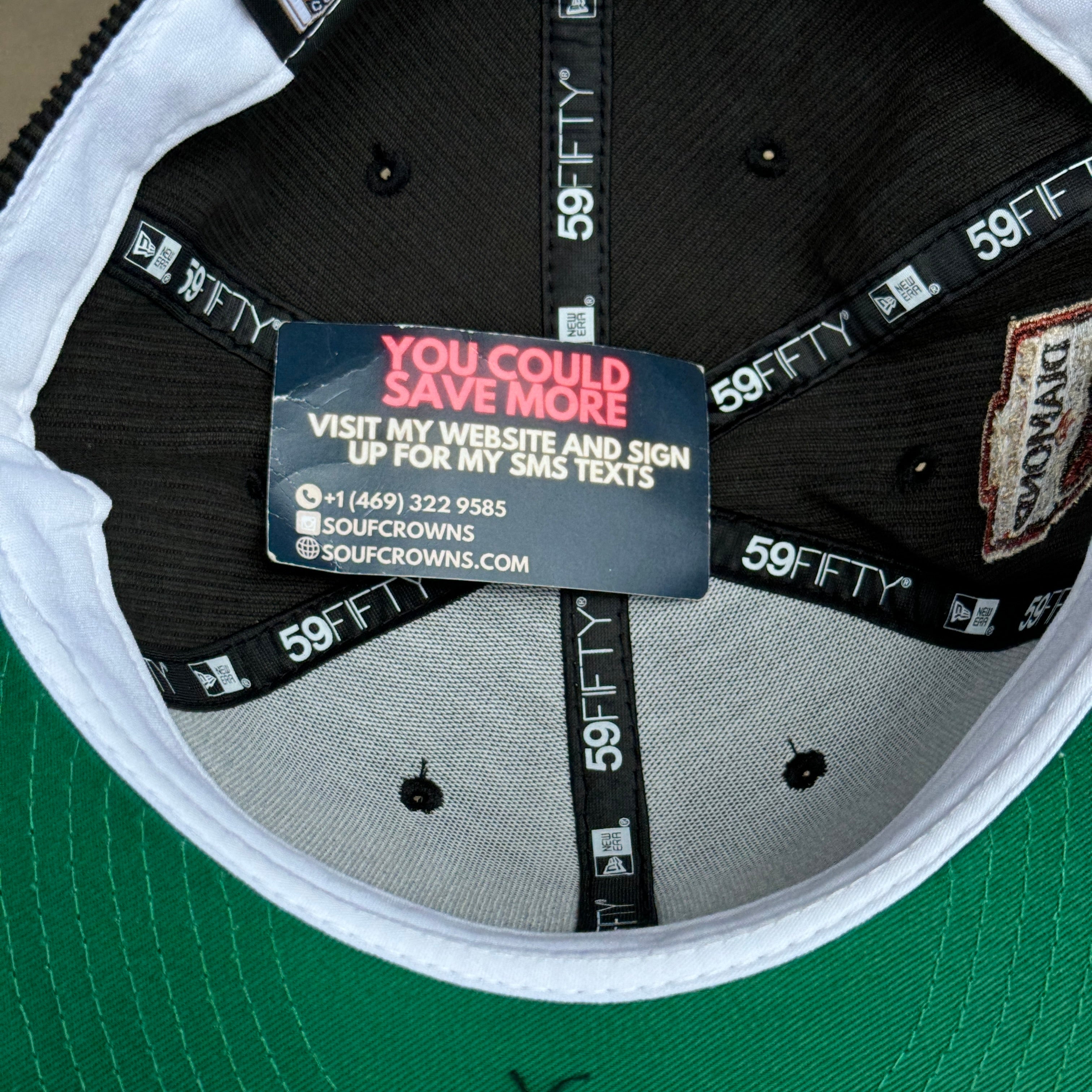 NEW 5/8 Black Corduroy Arizona Diamondbacks 1998 Inaugural Season 59fifty New Era Fitted Hat Cap