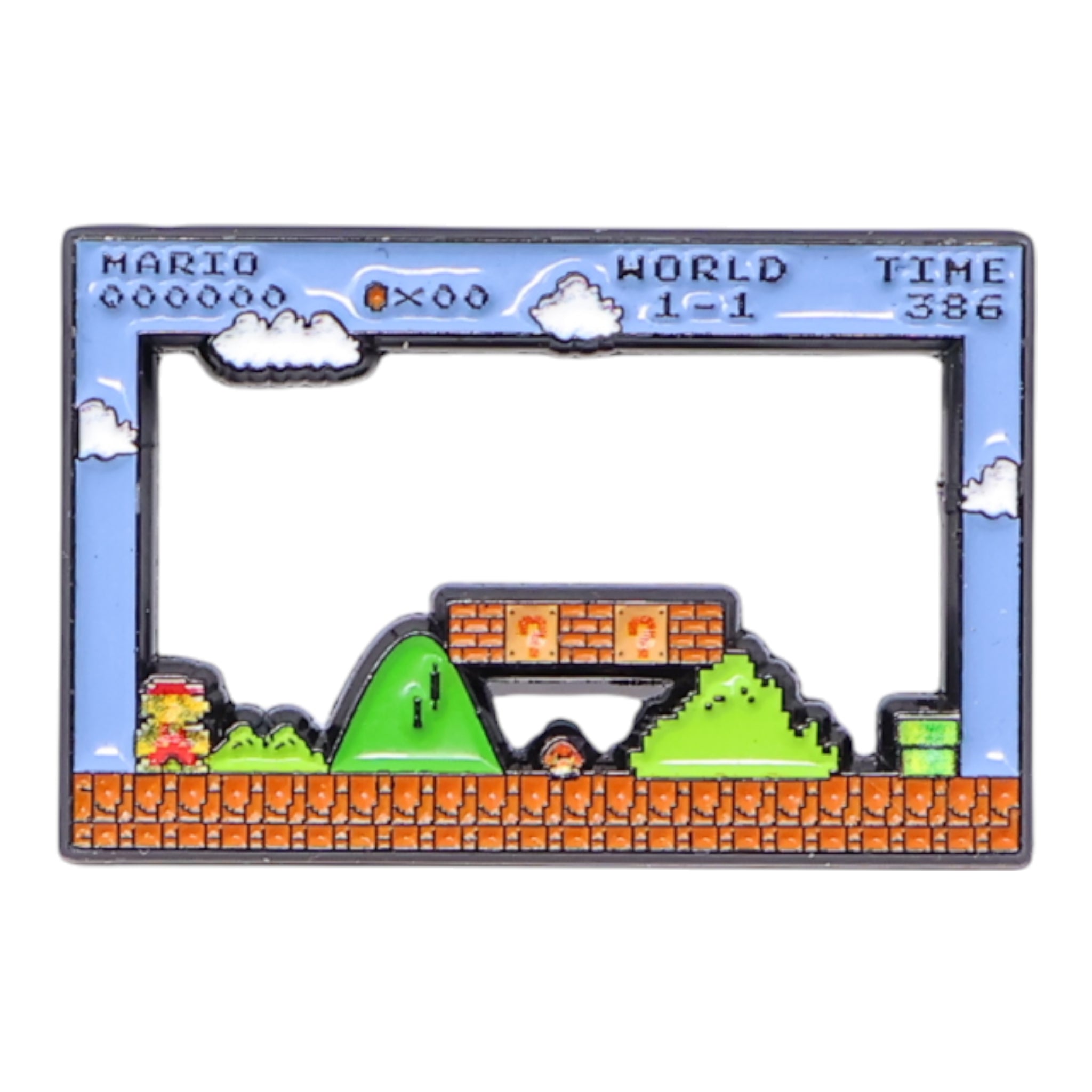 Mario Level MLB Logo Pin