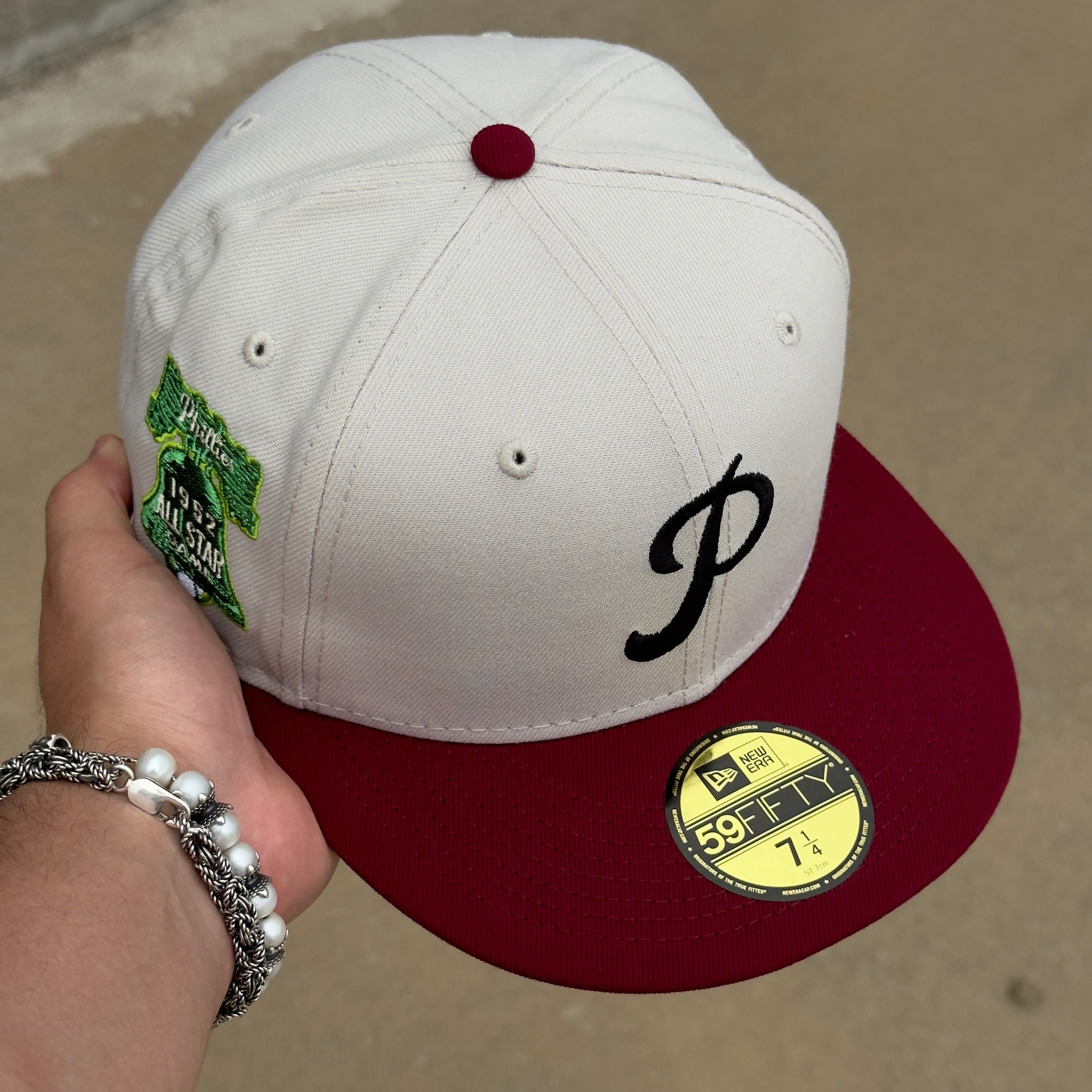 1/4 NEW Stone Philedelphia Phillies 1952 All Star Game Hatclub 59fifty –  Souf Crowns