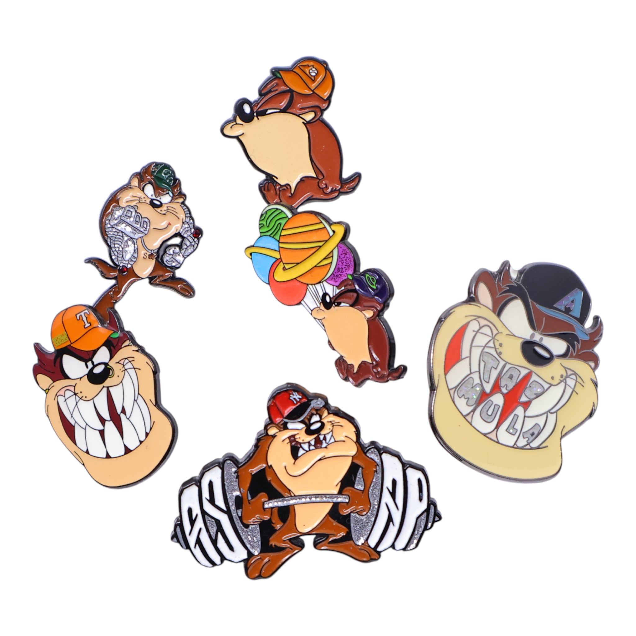 Various Tasmanian Devil Graphic Pin
