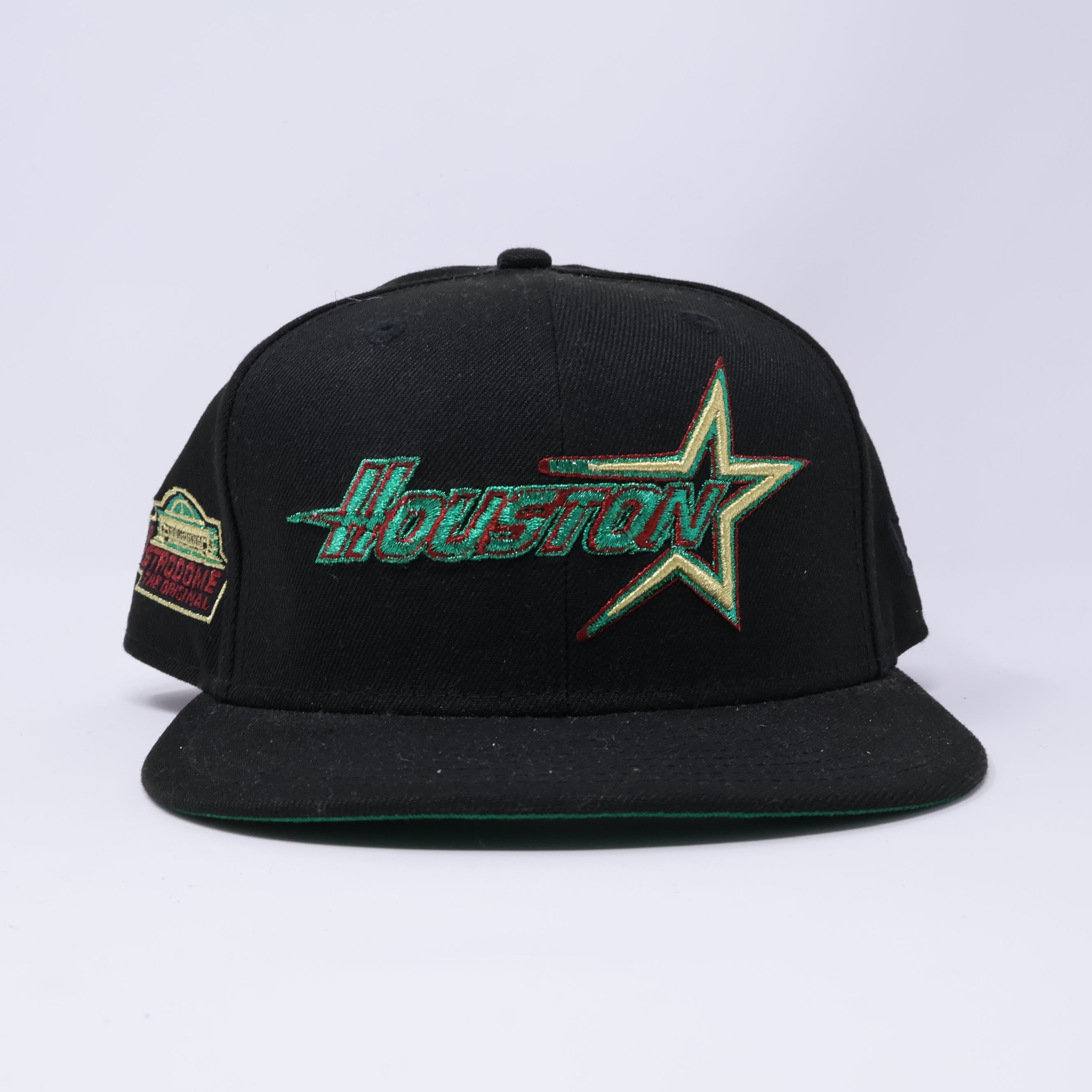USED 5/8 Black Houston Astros The Astrodome 59fifty New Era Fitted Hat Cap