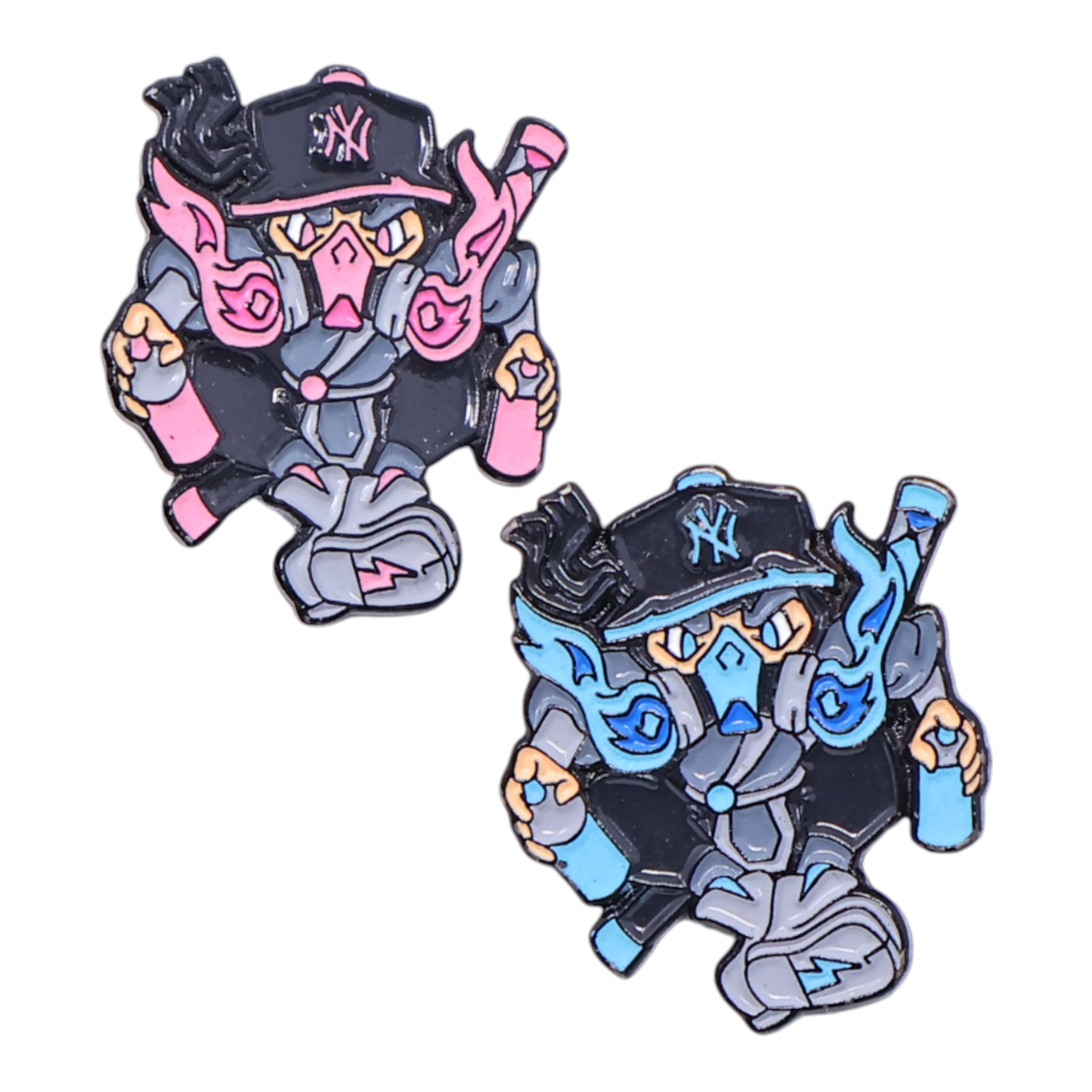 New York Graffiti Represent Graphic Pin