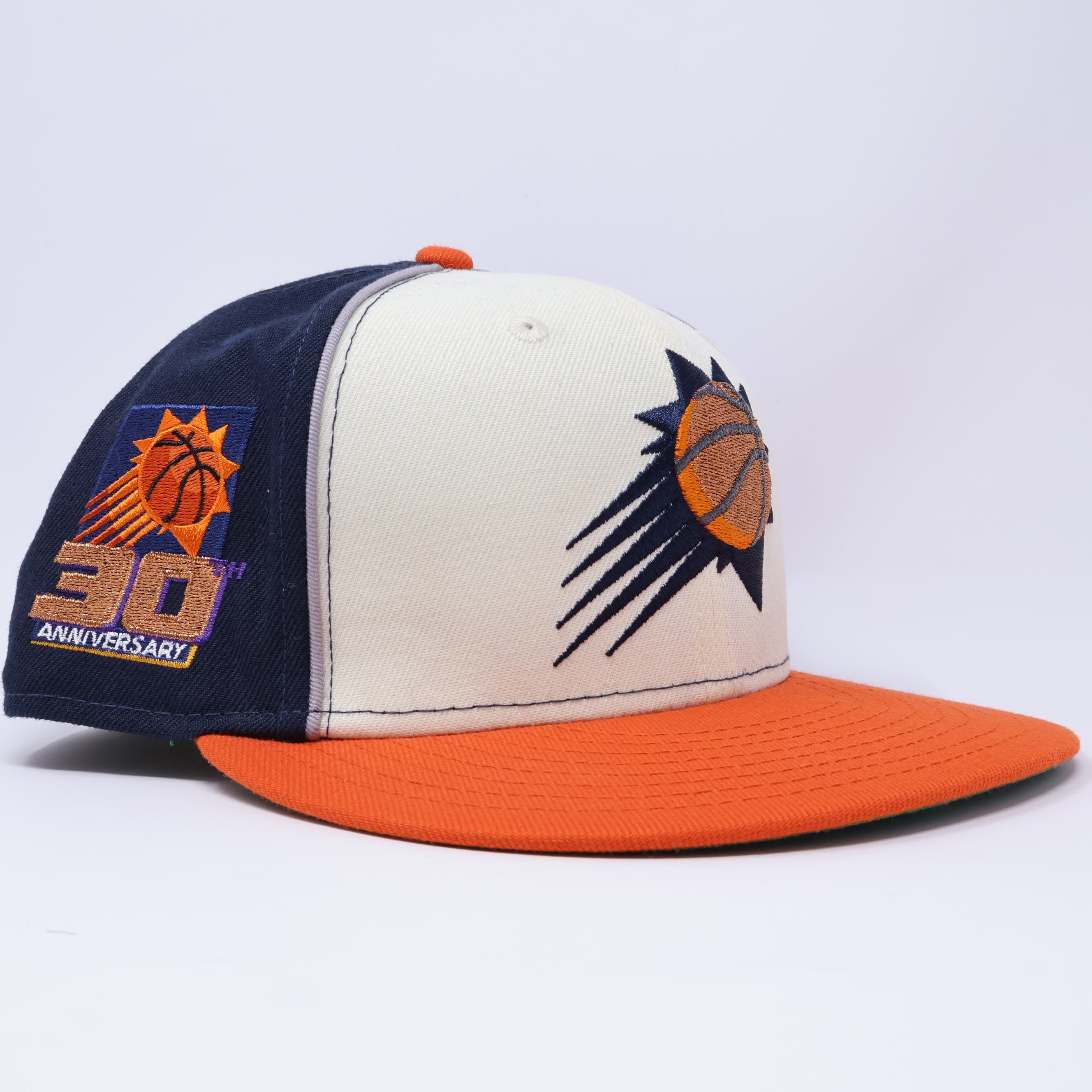 USED 3/4 Multicolor Phoenix Suns NBA 59fifty New Era Fitted Hat Cap