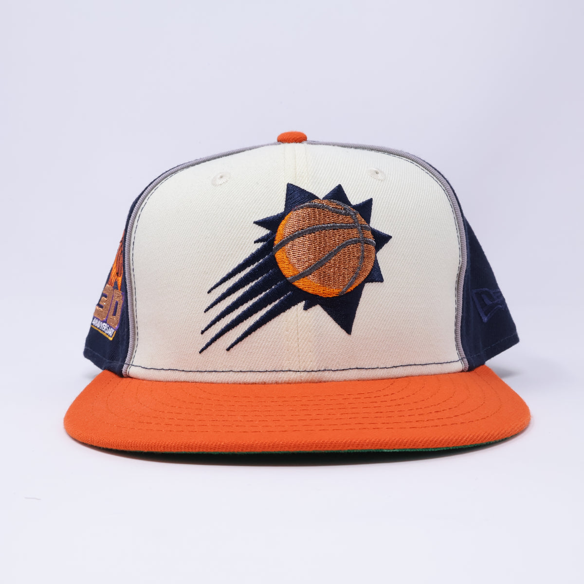 USED 3/4 Multicolor Phoenix Suns NBA 59fifty New Era Fitted Hat Cap