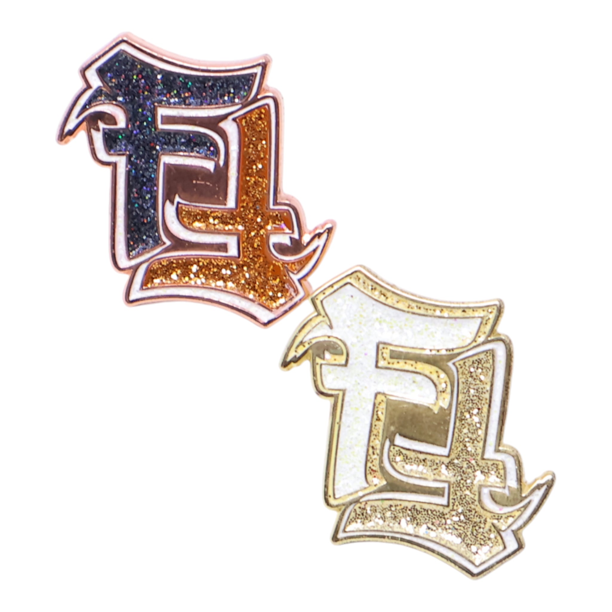FF Letters Script Pin