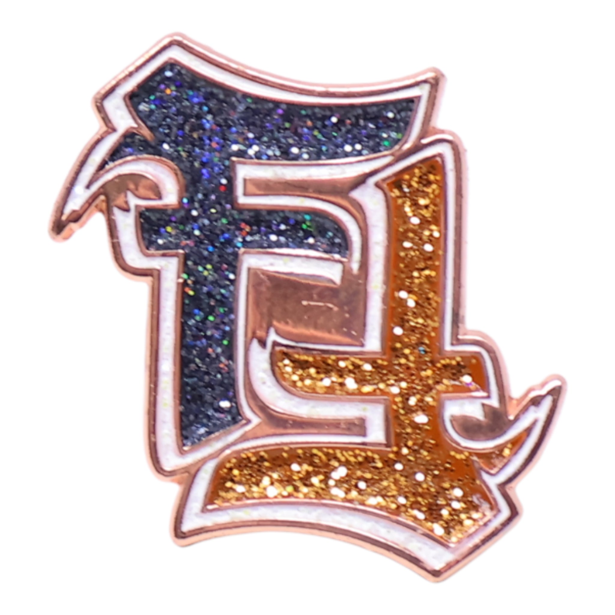 FF Letters Script Pin