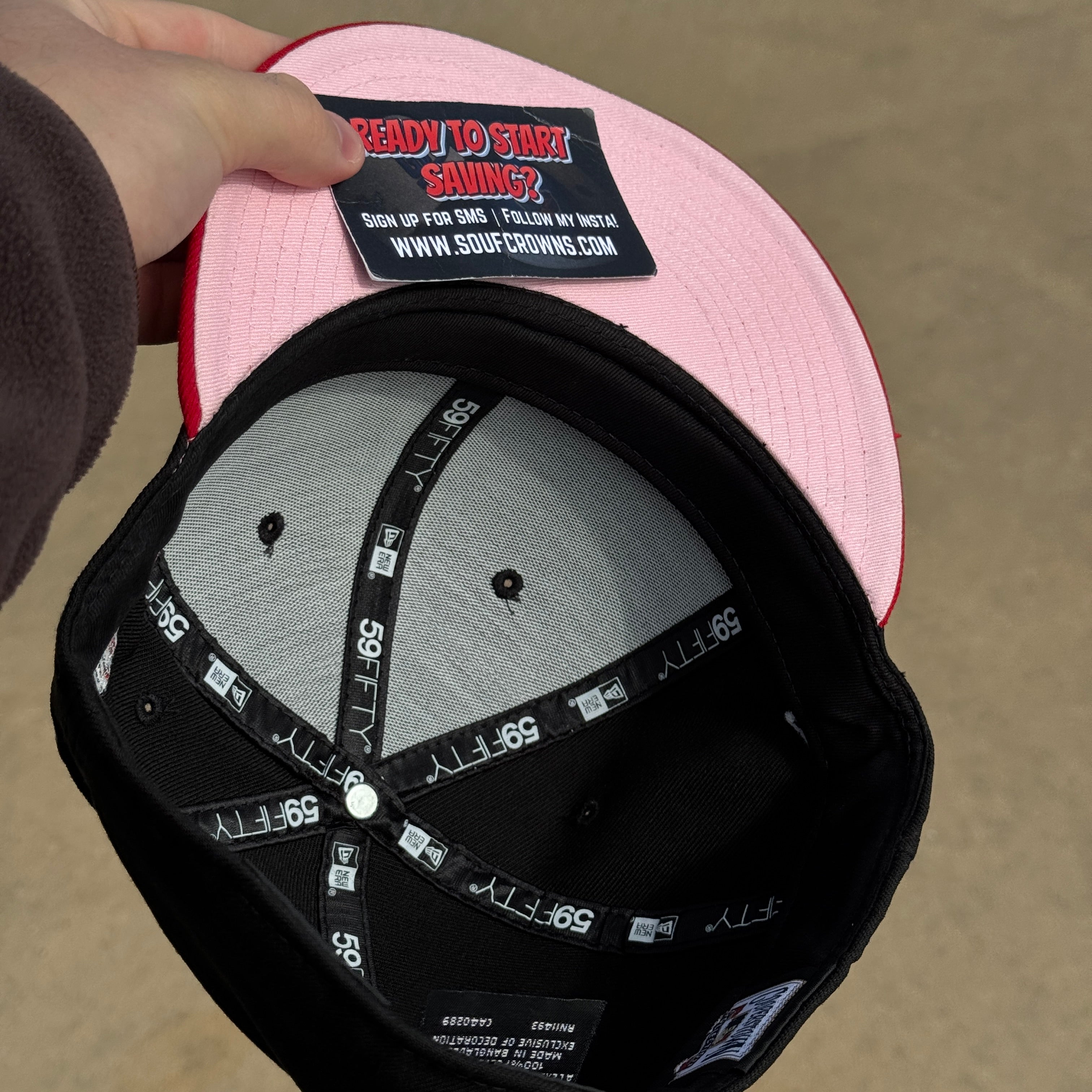 USED 5/8 Black Los Angeles Dodgers 40th Anniversary 59fifty New Era Fitted Hat Cap