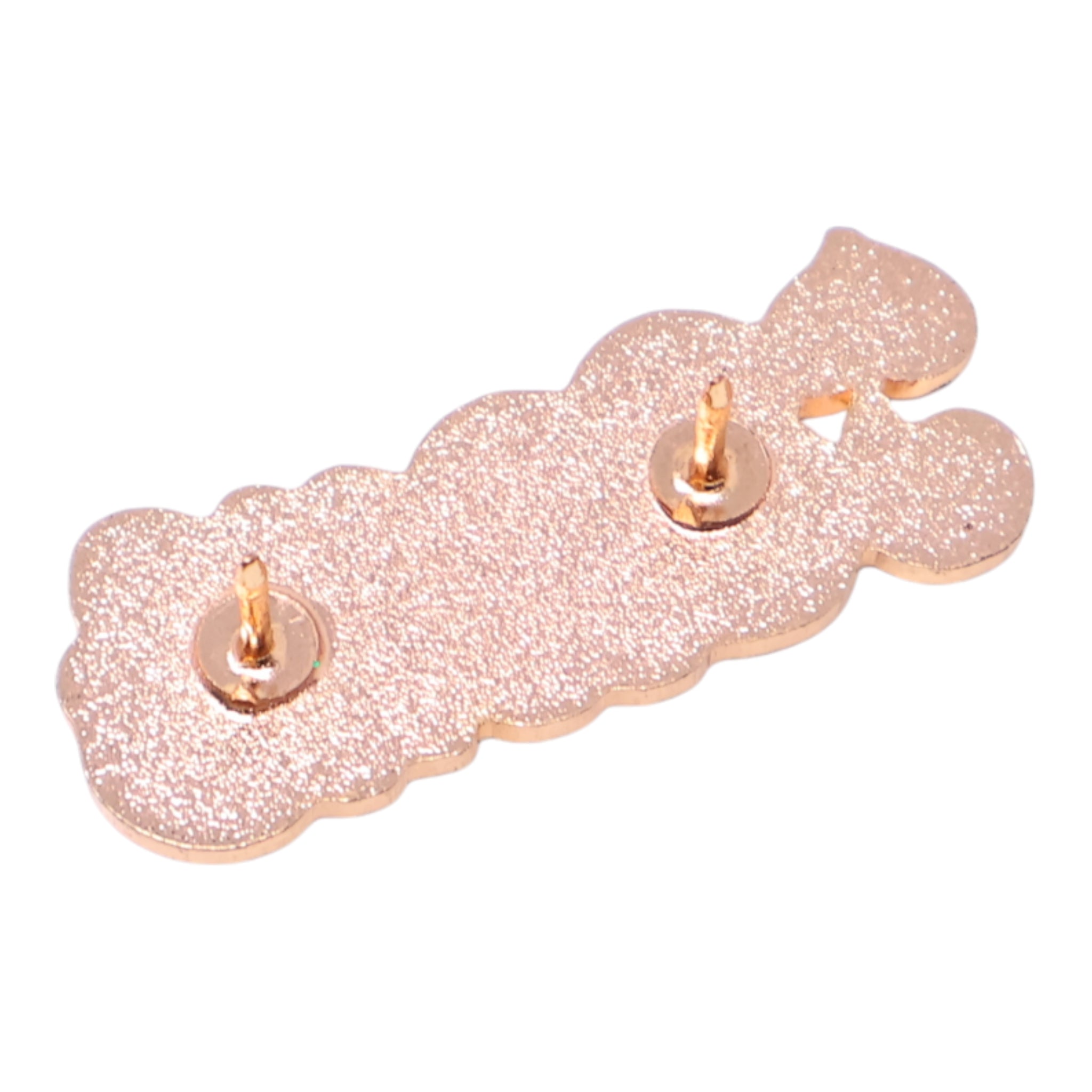 Navy Graffiti Script Pin