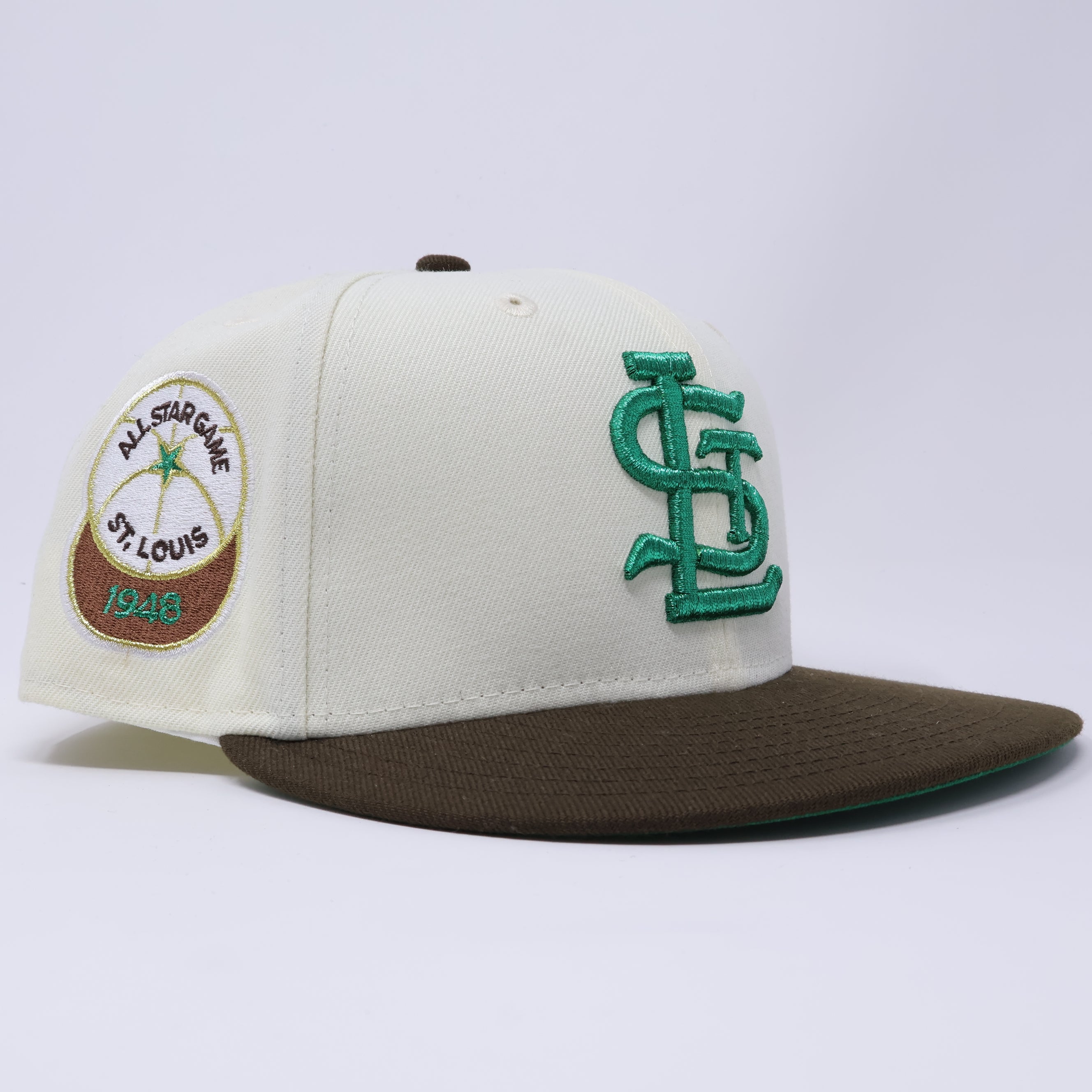 USED 5/8 Chrome St. Louis Cardinals 1948 All Star Game 59fifty New Era Fitted Hat Cap