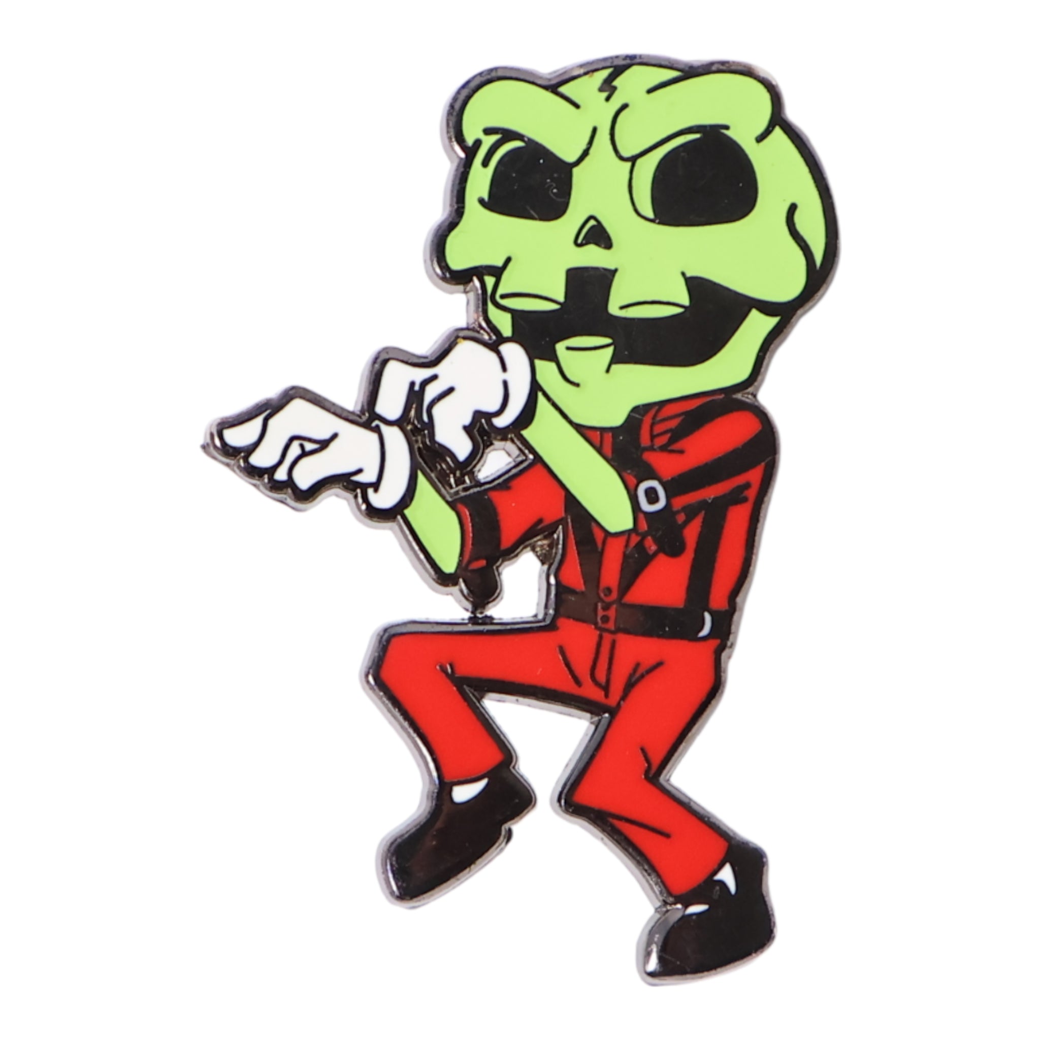Michael Jackson Skeleton Thriller Graphic Pin