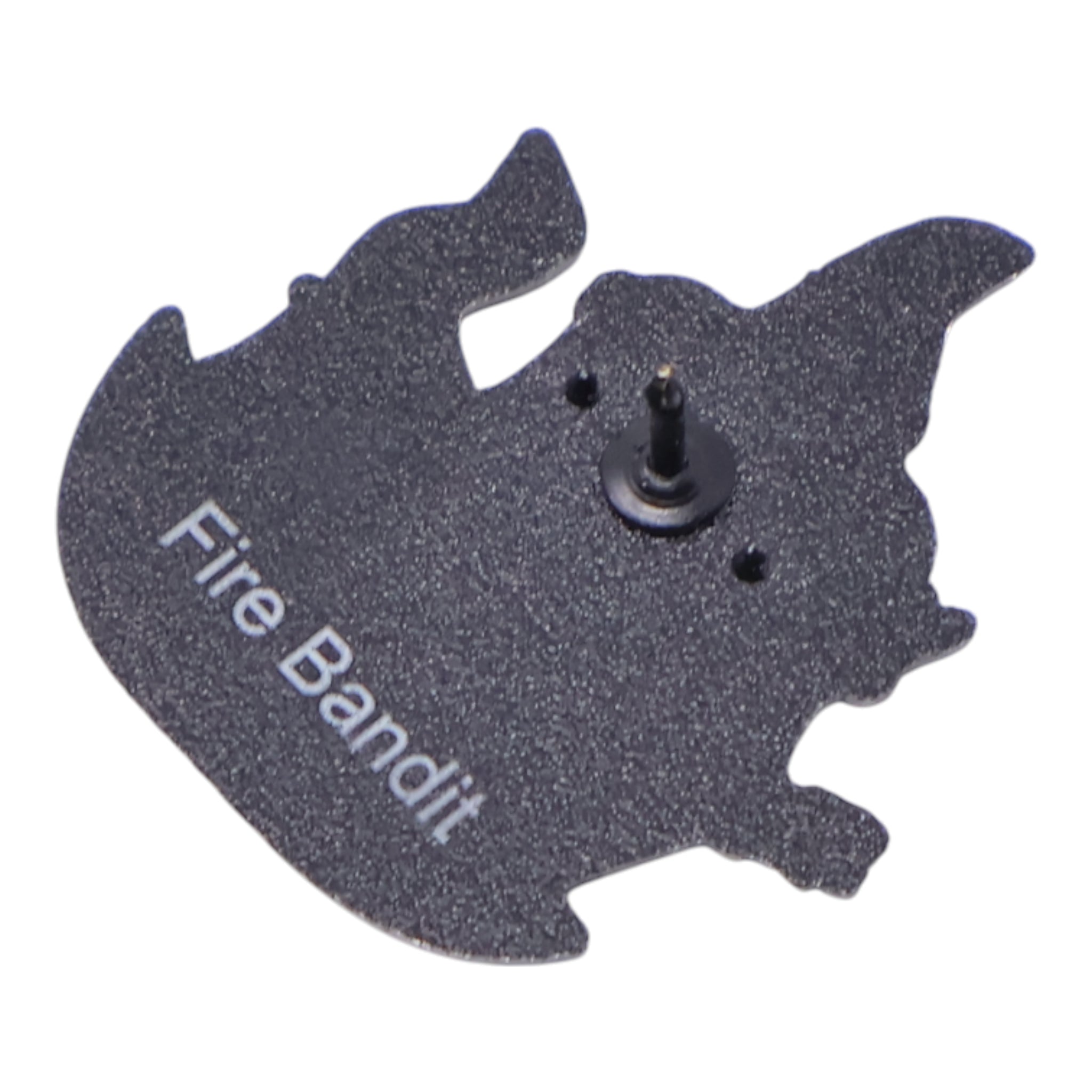 Blue Raccoon Graphic Pin