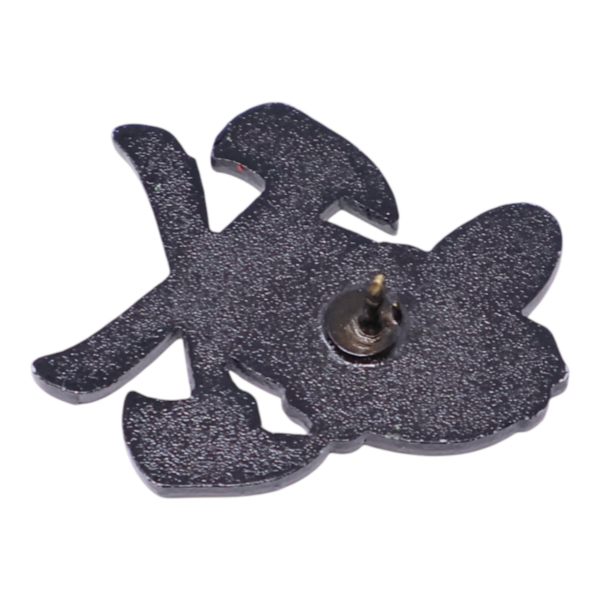 Man with Axes Graphic Pin