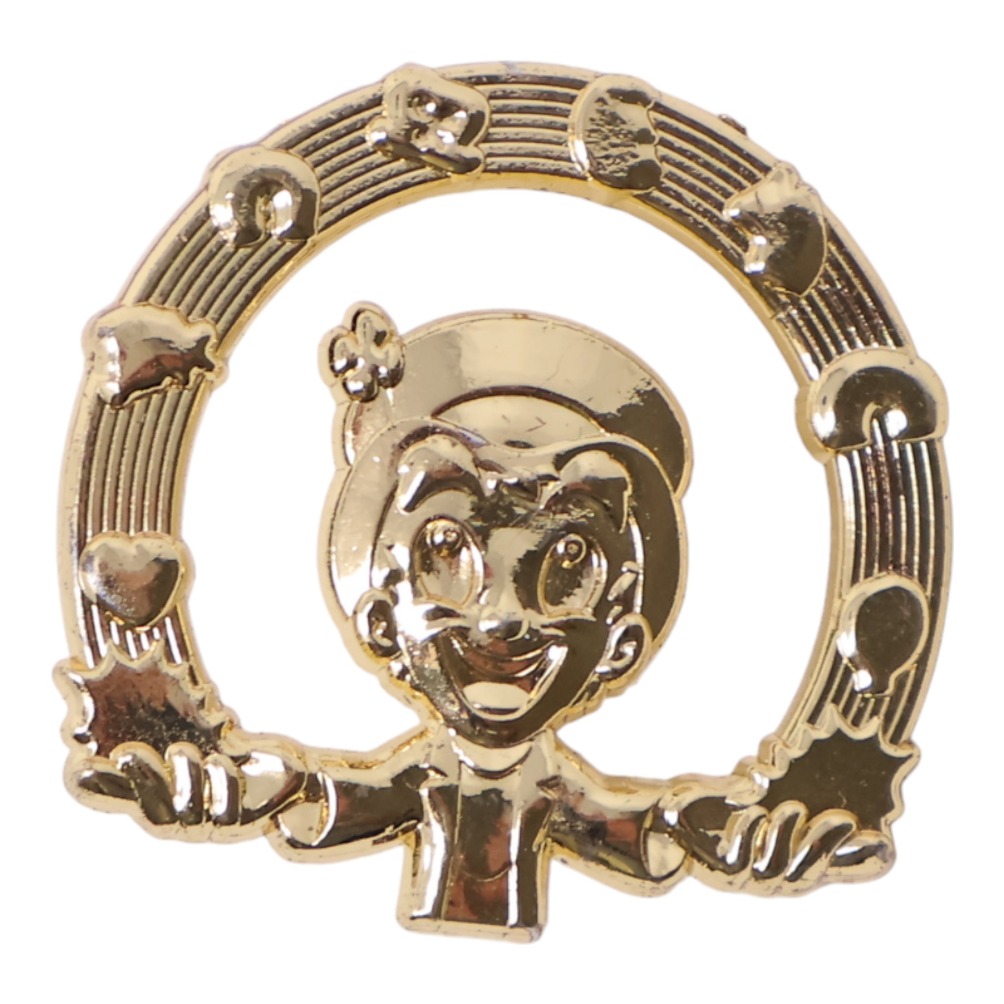 Lucky Charms Gold Graphic Pin