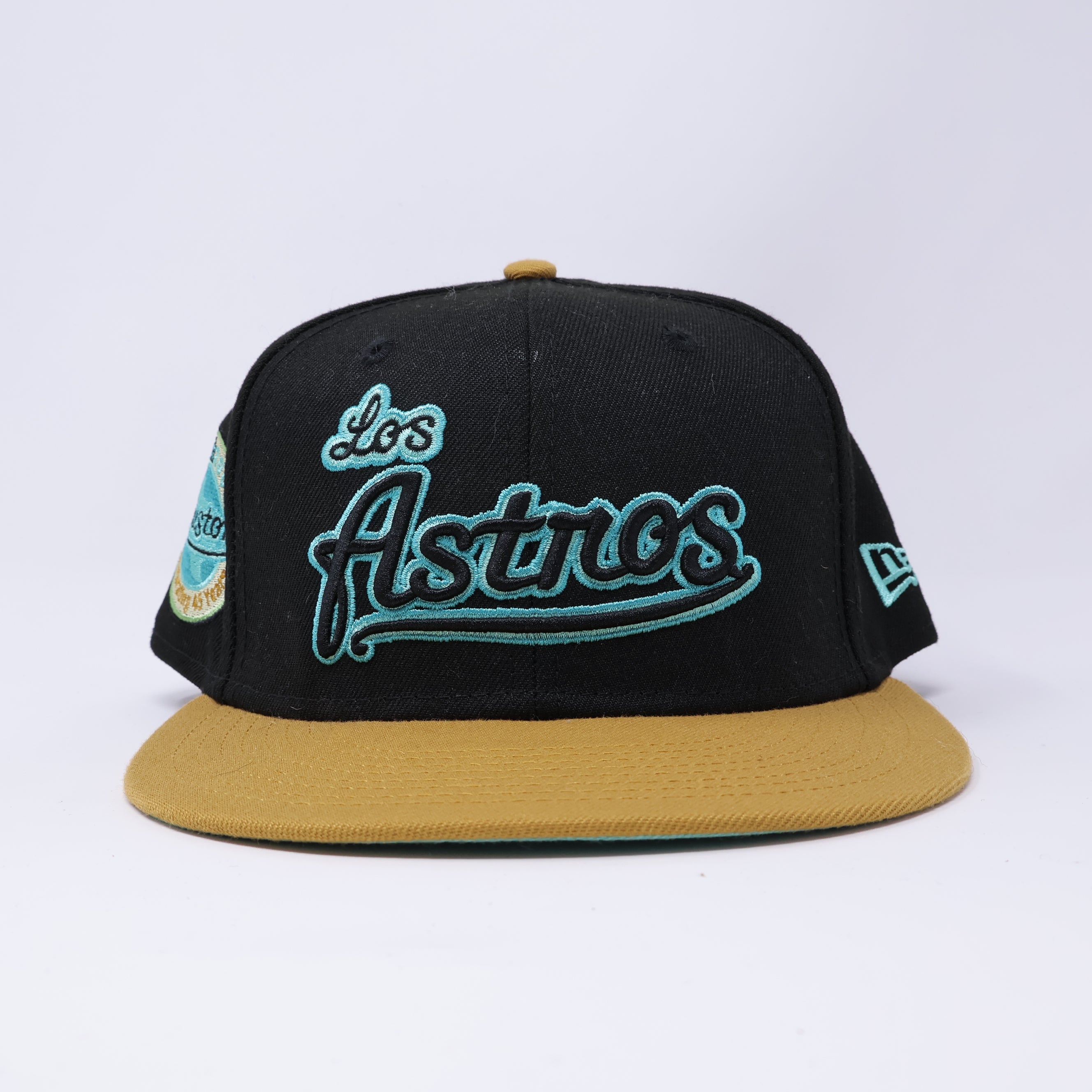 USED 5/8 Black Houston Astros Celebrating 45 Years 59fifty New Era Fitted Hat Cap