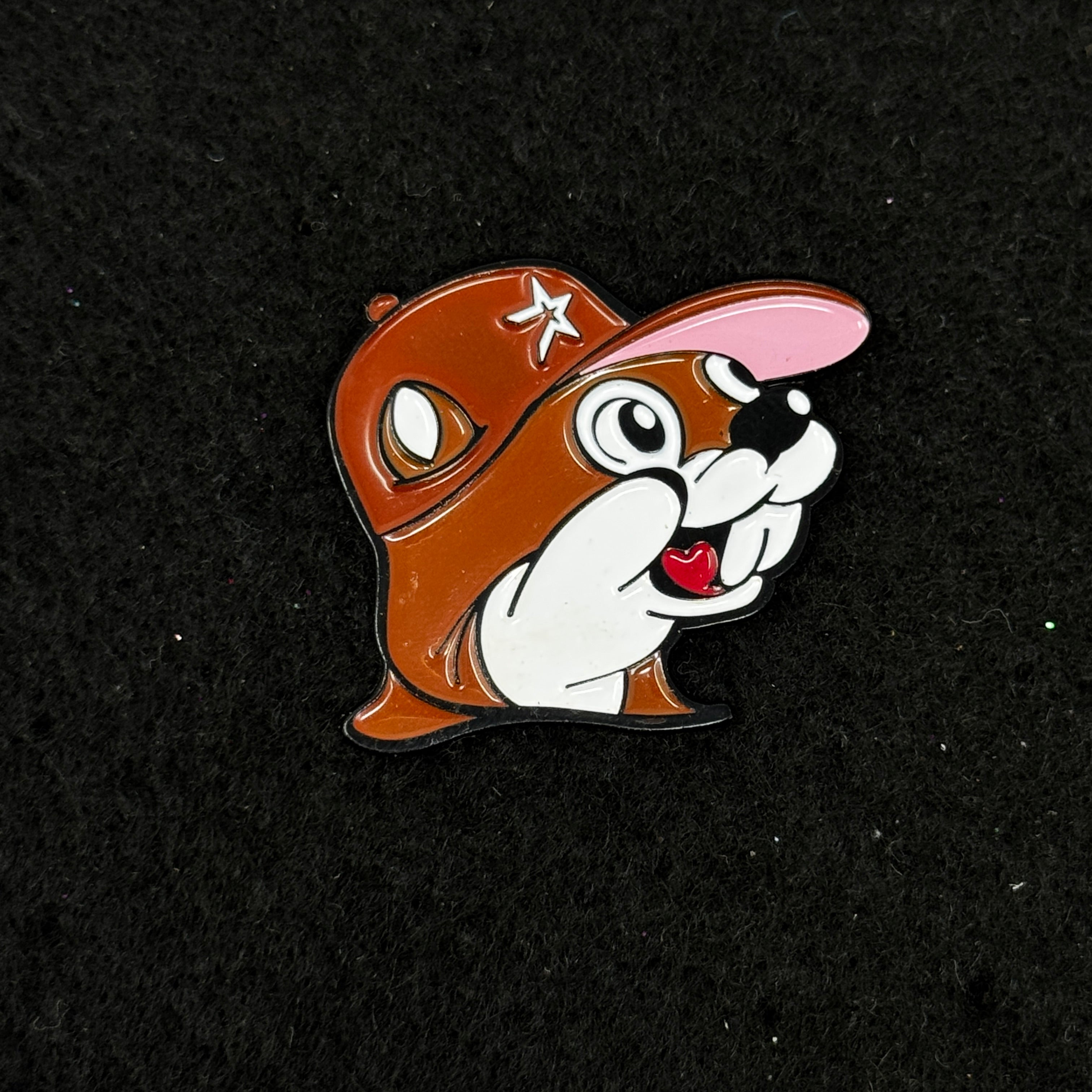 Bucees Gas Station Astros Animal Graphic Pin