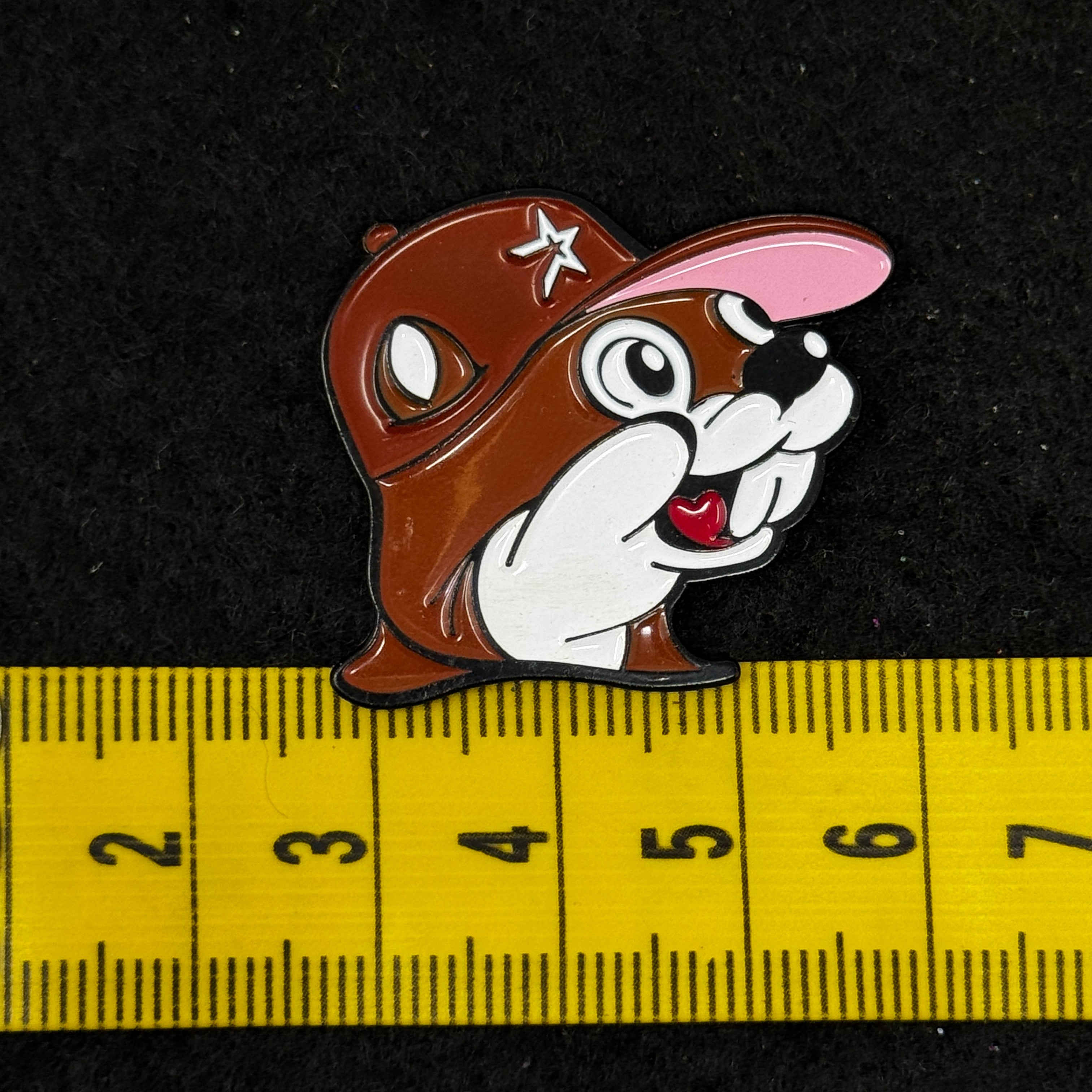 Bucees Gas Station Astros Animal Graphic Pin
