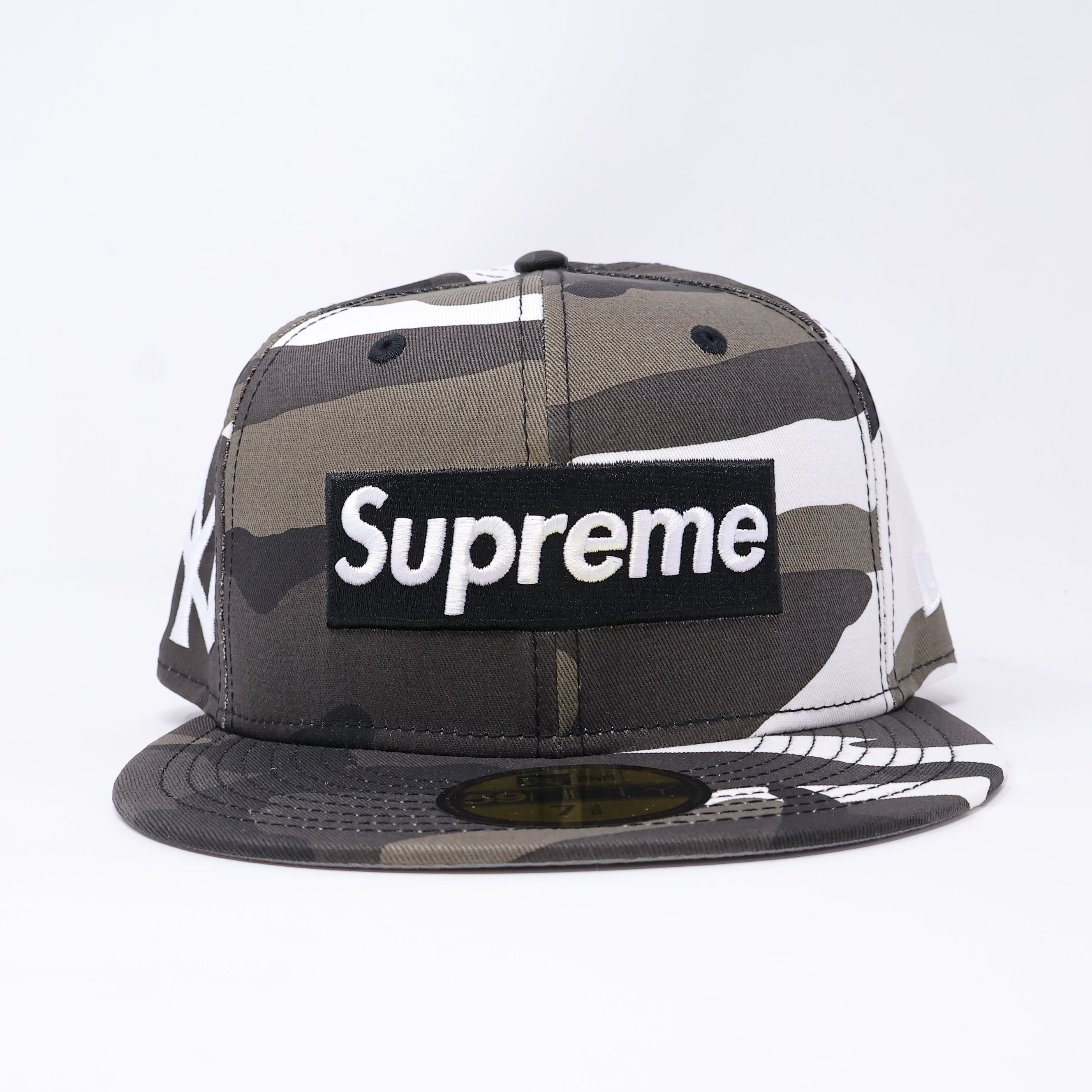 NWT 3/8 Camo New York Yankees Supreme 59fifty New Era Fitted Hat Cap