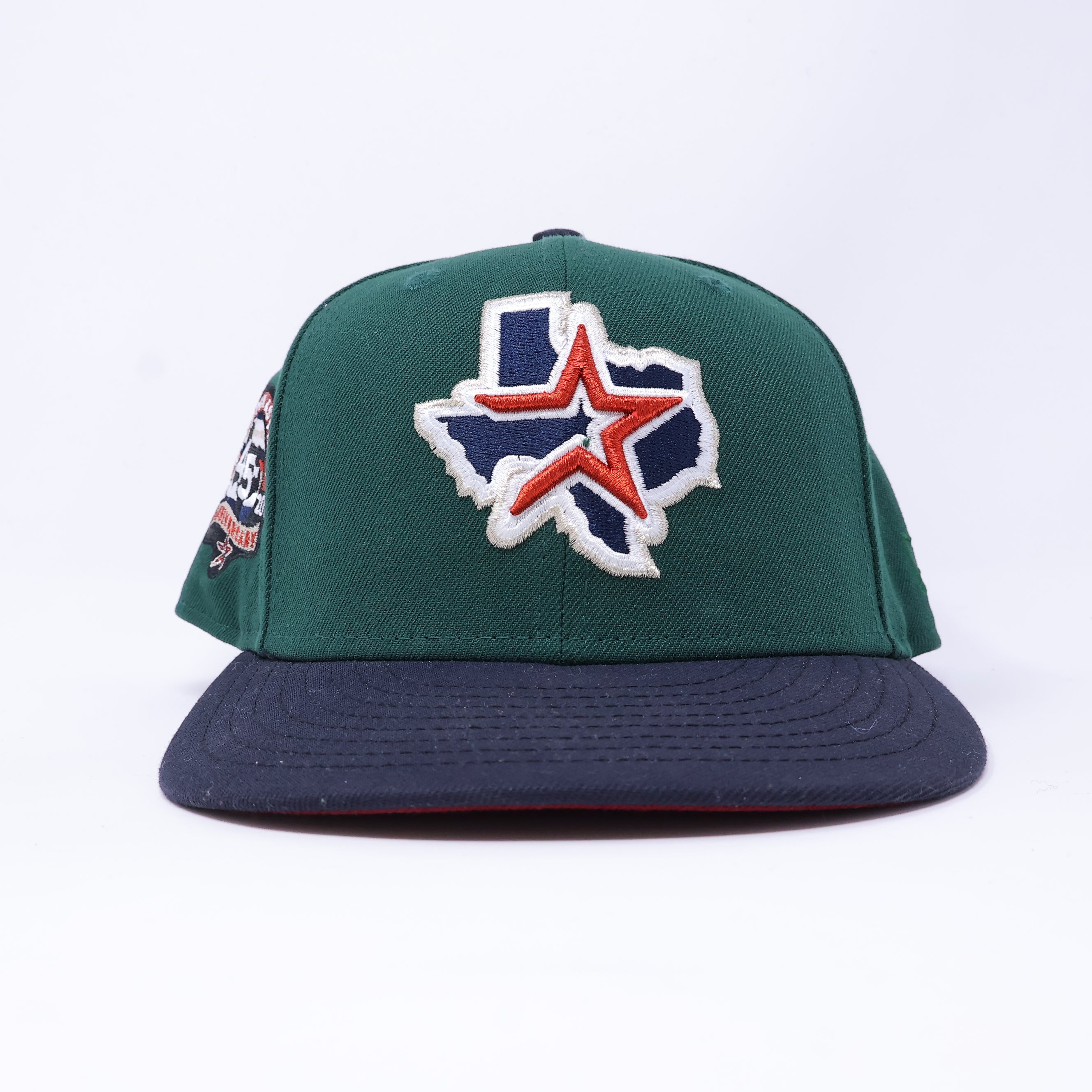 USED 1/4 Green Houston Astros 45th Anniversary 59fifty New Era Fitted Hat Cap