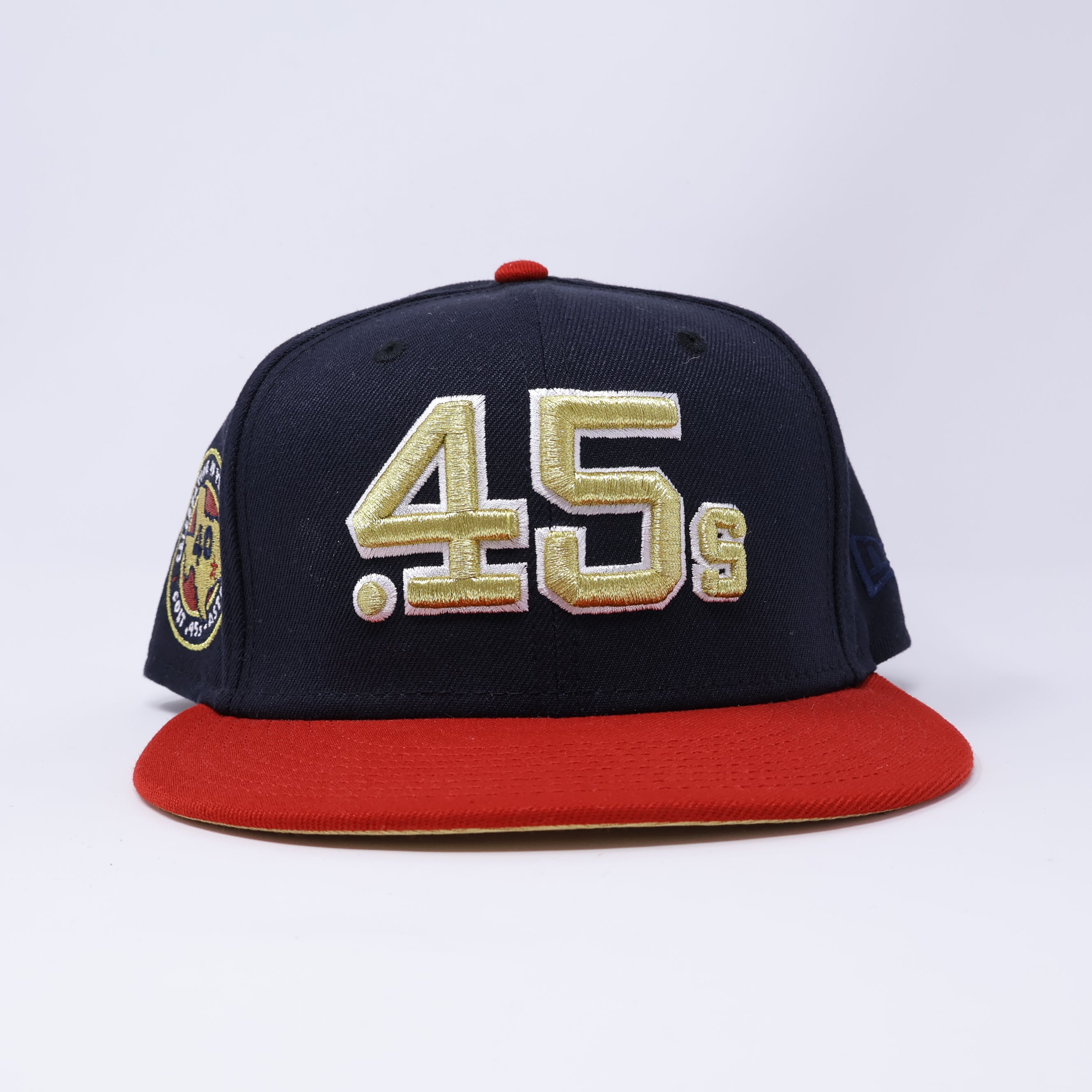 USED 5/8 Navy Houston Astros Celebrating 40 Years 59fifty New Era Fitted Hat Cap