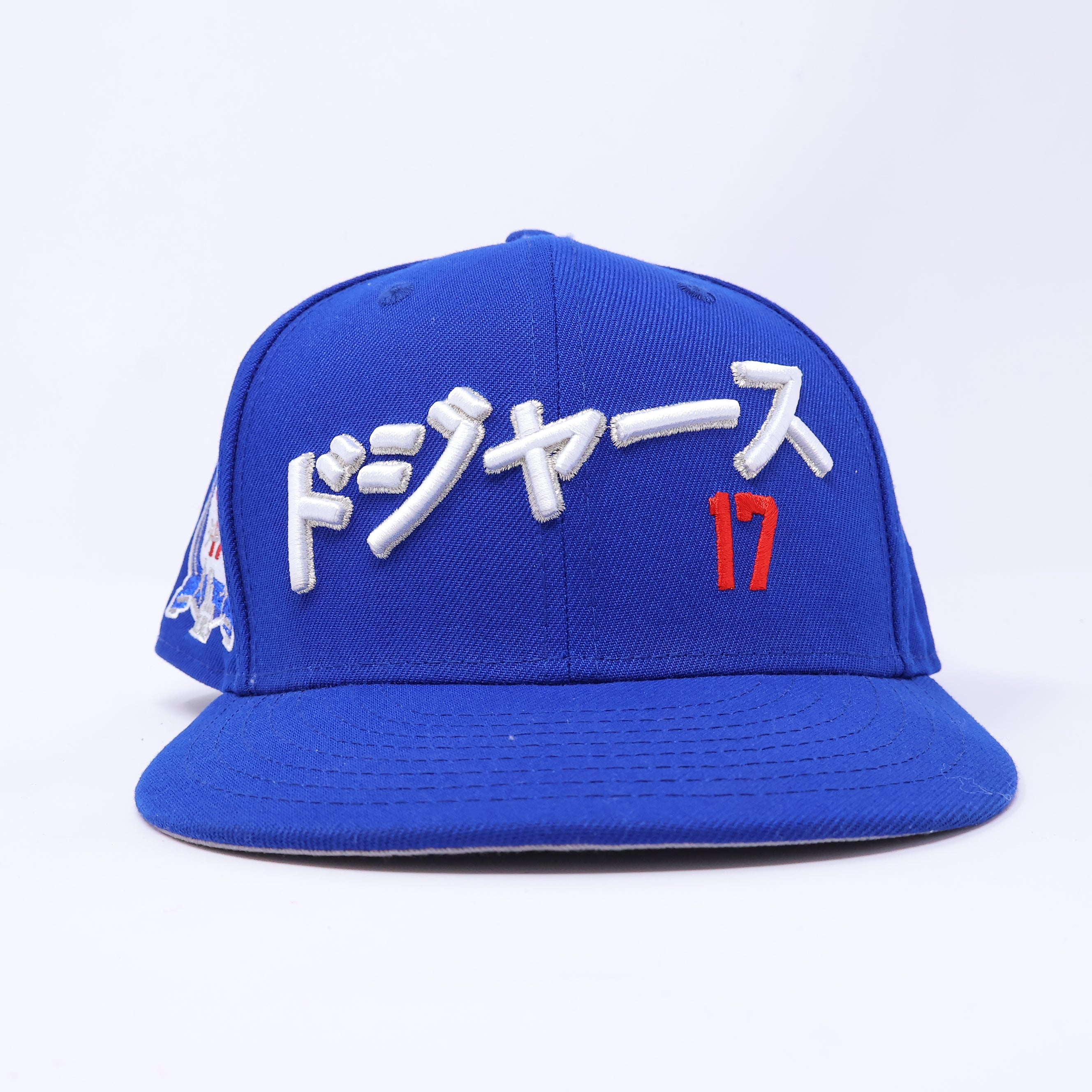USED 3/8 Blue Los Angeles Dodgers Shohei Ohtani 59fifty New Era Fitted Hat Cap