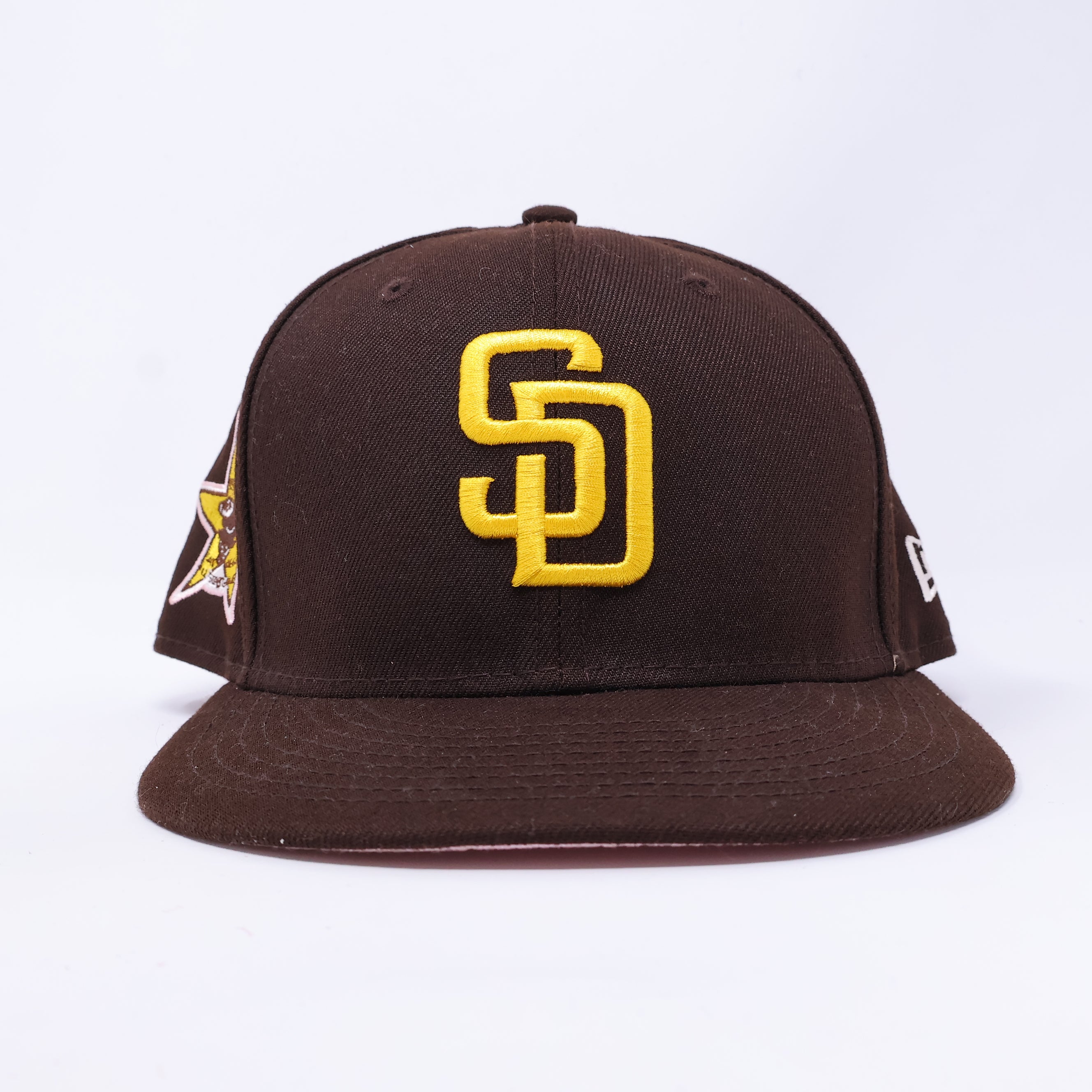 USED 3/8 Brown San Diego Padres 1978 All-Star Game 59fifty New Era Fitted Hat Cap