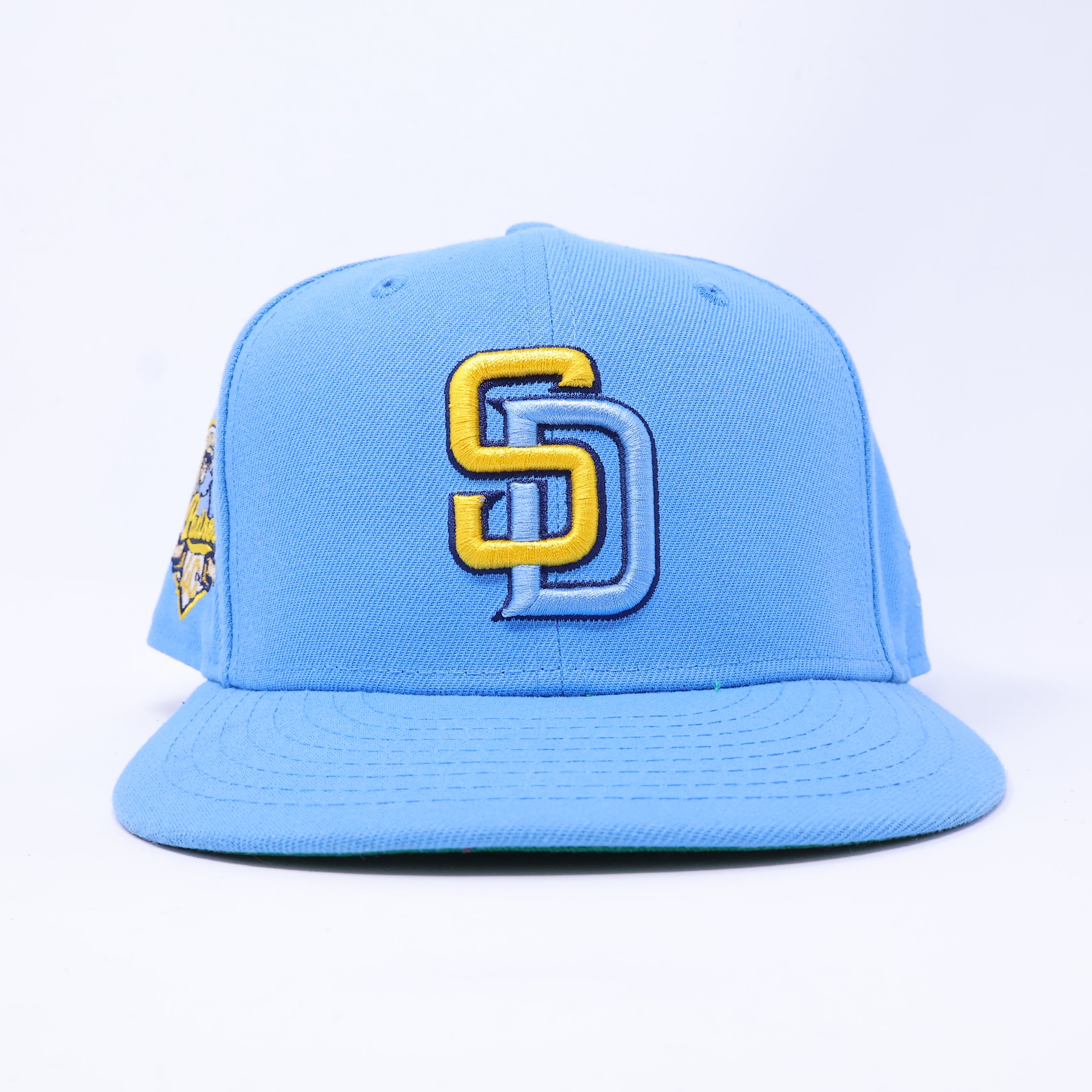 USED 3/8 Blue San Diego Padres 40th Anniversary 59fifty New Era Fitted Hat Cap