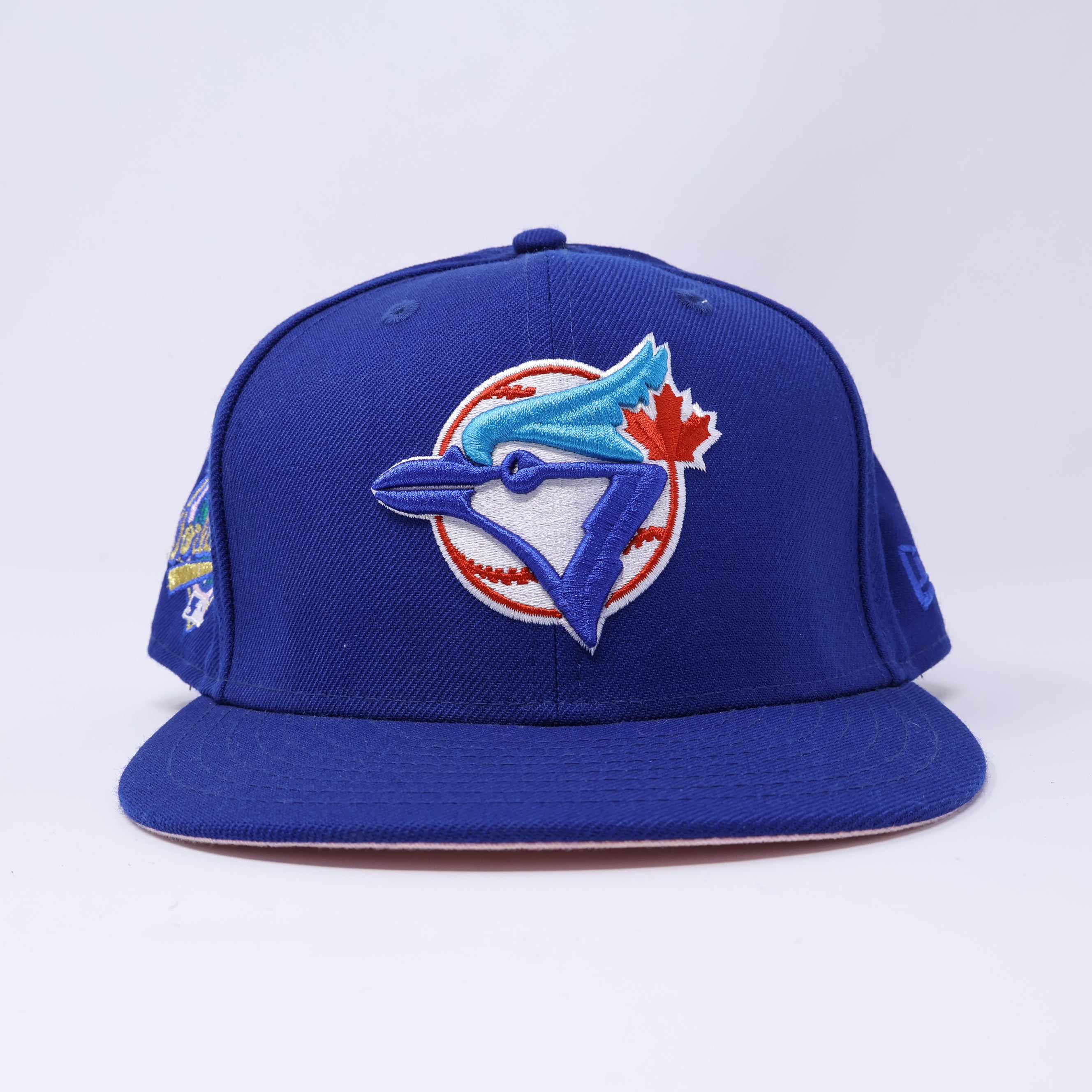 USED 3/4 Blue Toronto Blue Jays 1992 World Series 59fifty New Era Fitted Hat Cap