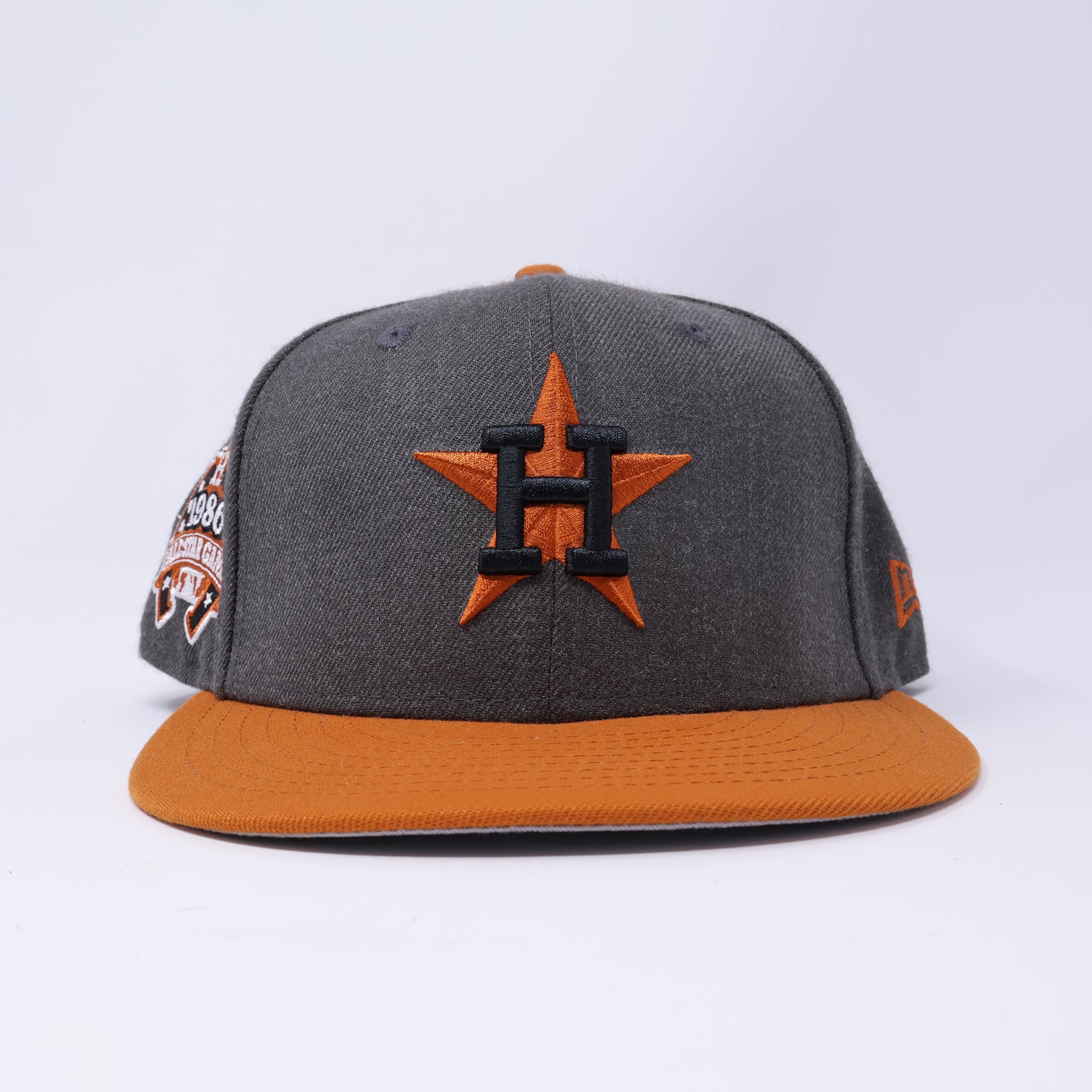 USED 5/8 Gray Houston Astros 1986 All Star Game 59fifty New Era Fitted Hat Cap