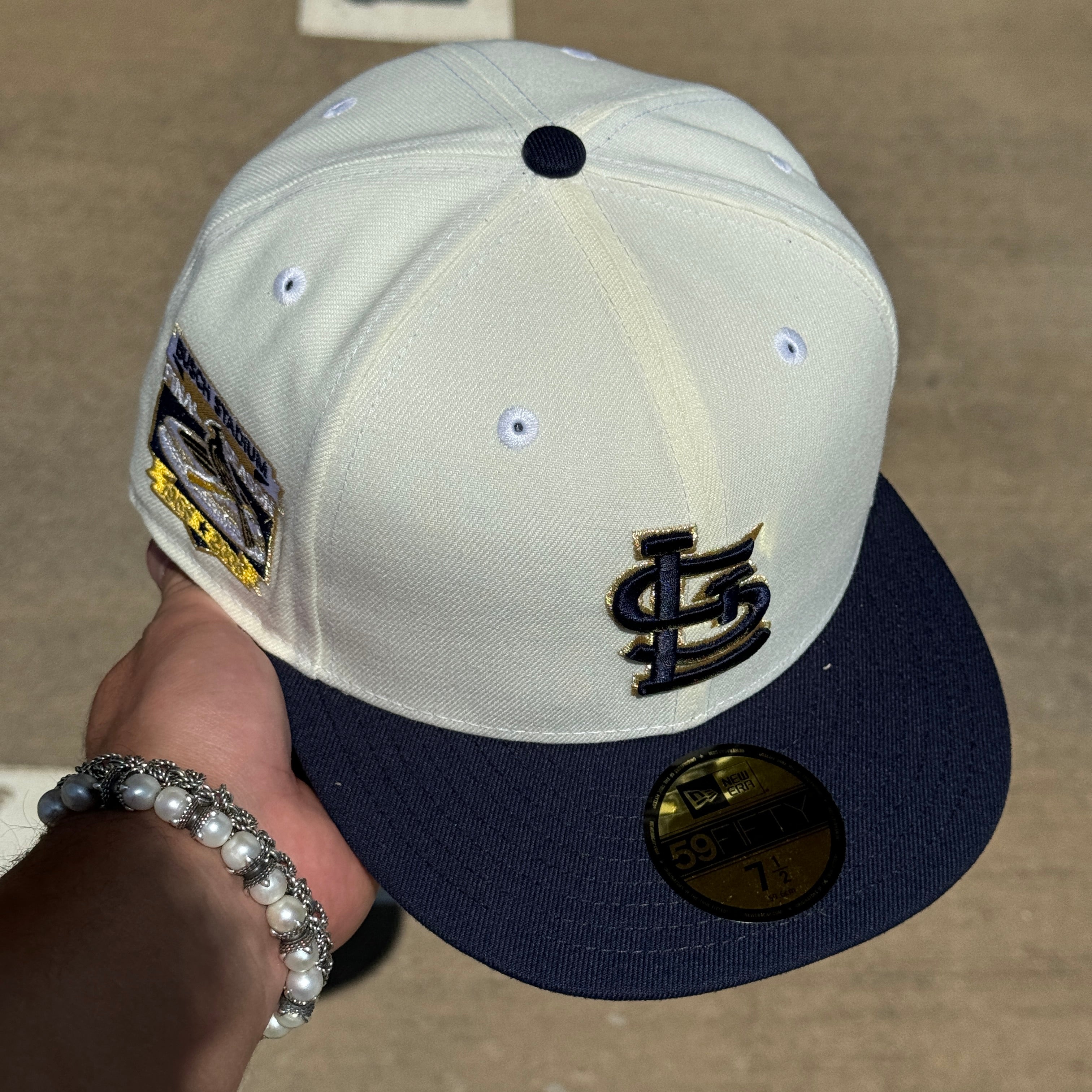 NEW 1/2 Chrome St. Louis Cardinals Busch Stadium 59fifty New Era Fitte –  Souf Crowns