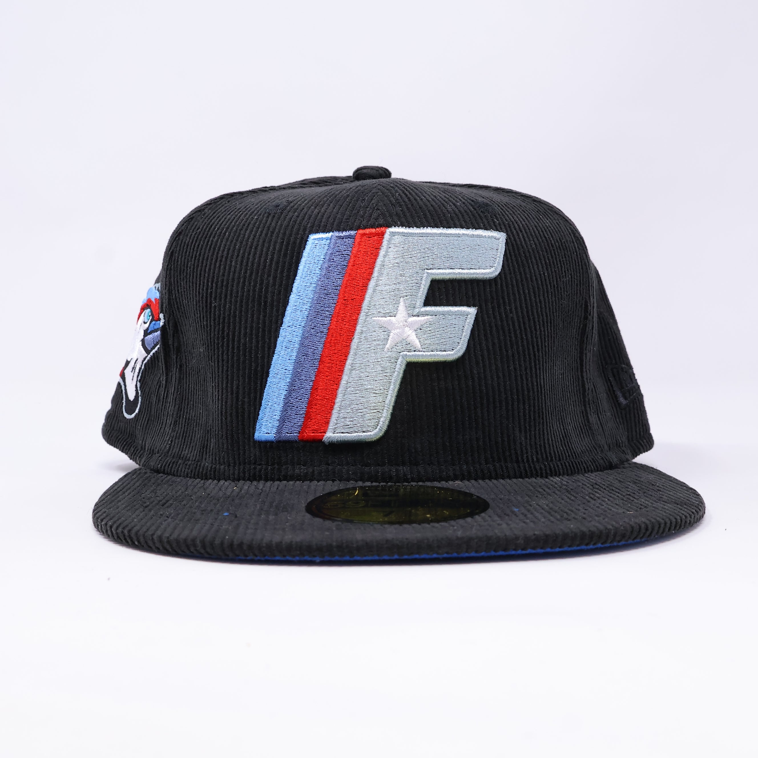 NWT 5/8 Black Fayetteville Woodpeckers 59fifty New Era Fitted Hat Cap