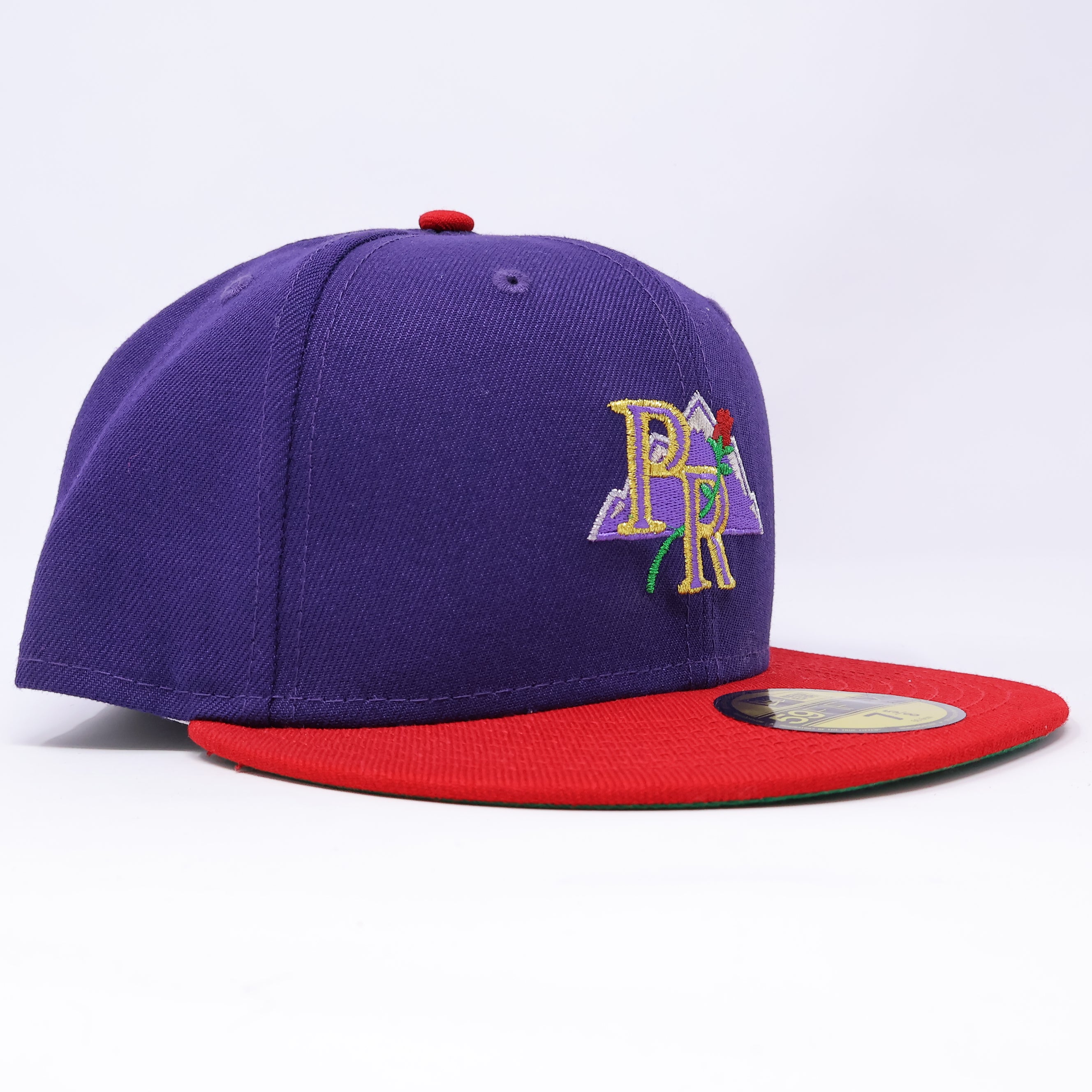NWT 5/8 Purple Portland Rockies 59fifty New Era Fitted Hat Cap