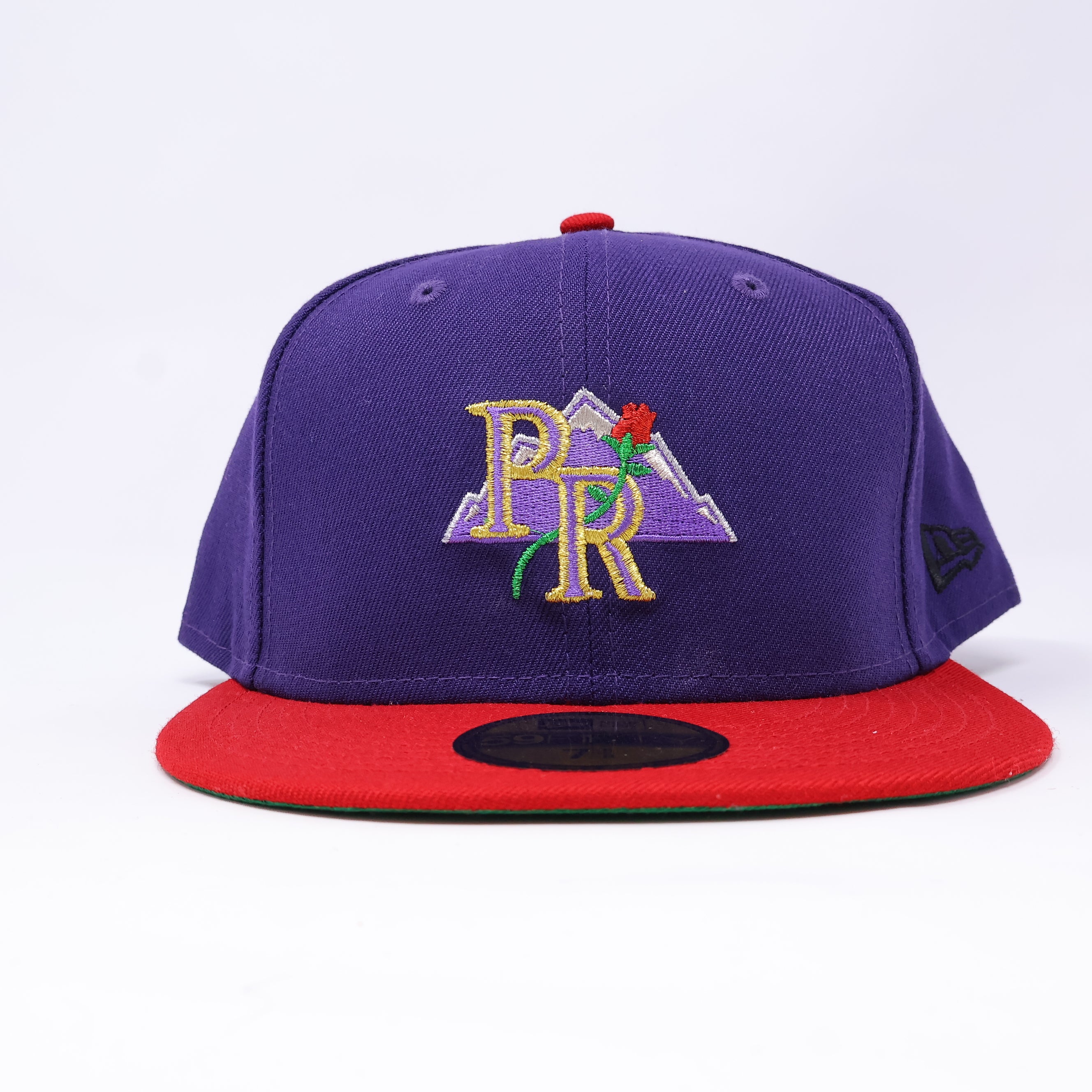 NWT 5/8 Purple Portland Rockies 59fifty New Era Fitted Hat Cap