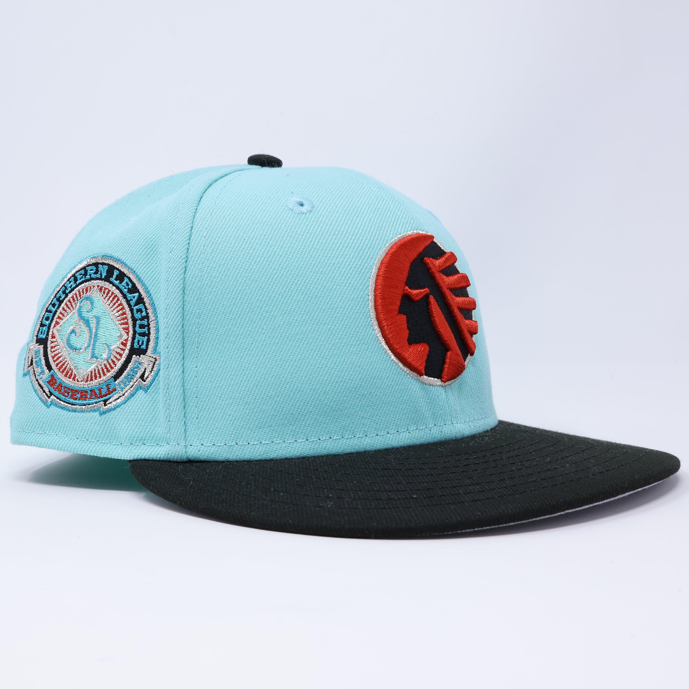 USED 1/8 Blue Memphis Chicks Southern League 59fifty New Era Fitted Hat Cap