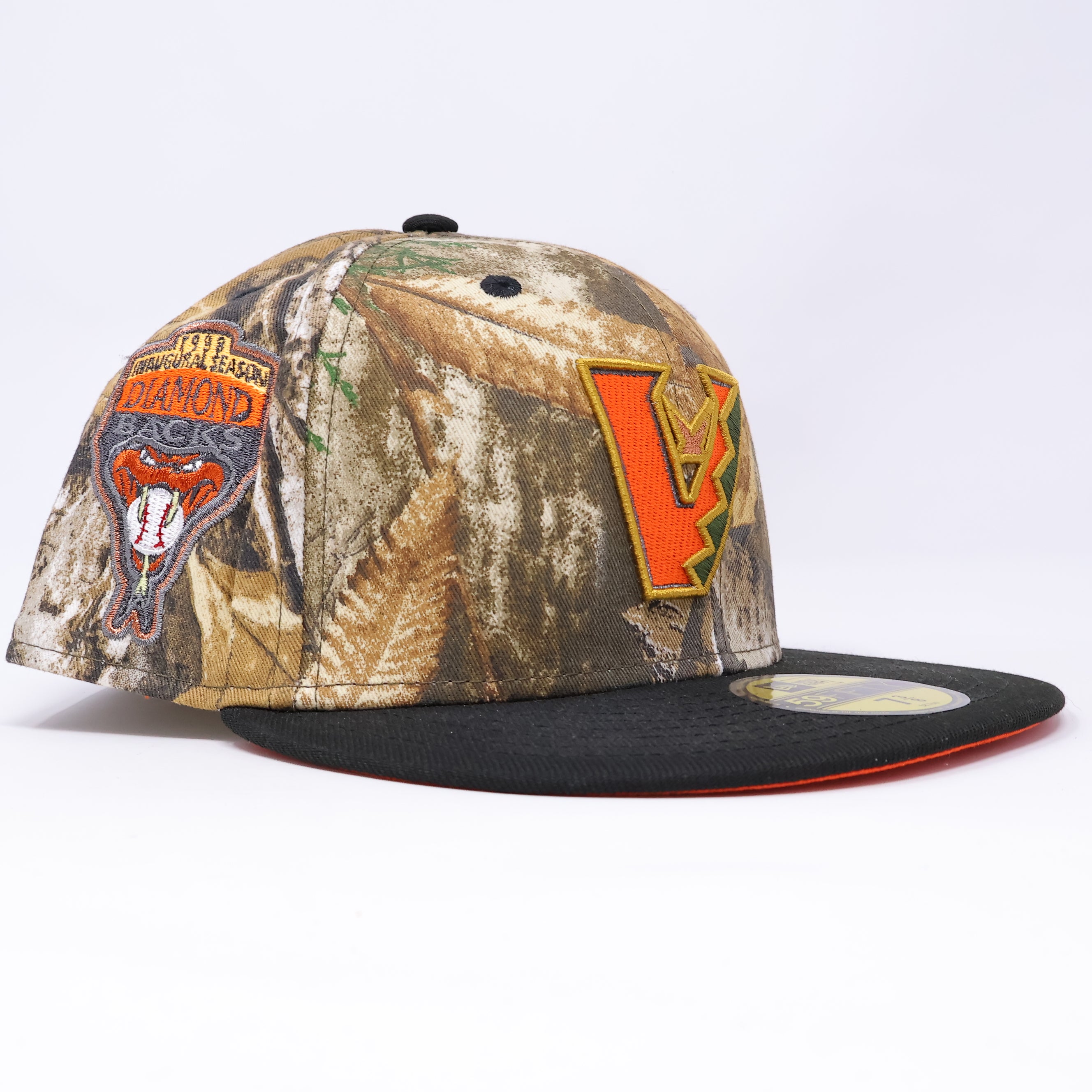 NWT 3/8 Camo Arizona Diamondbacks Inaugural Season 59fifty New Era Fitted Hat Cap