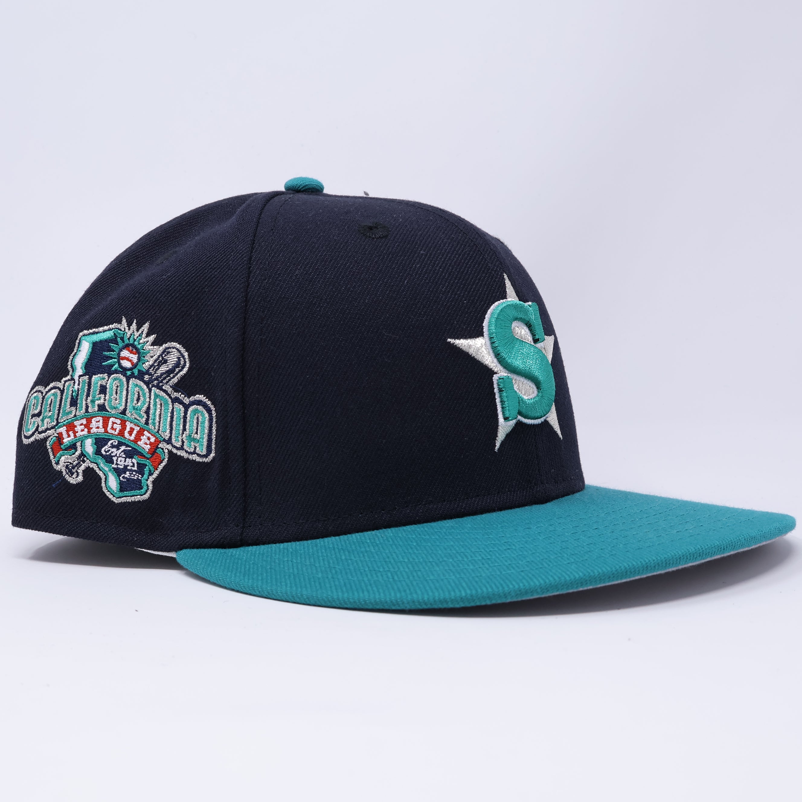 USED 1/8 Navy San Bernardino Spirit Minor League 59fifty New Era Fitted Hat Cap