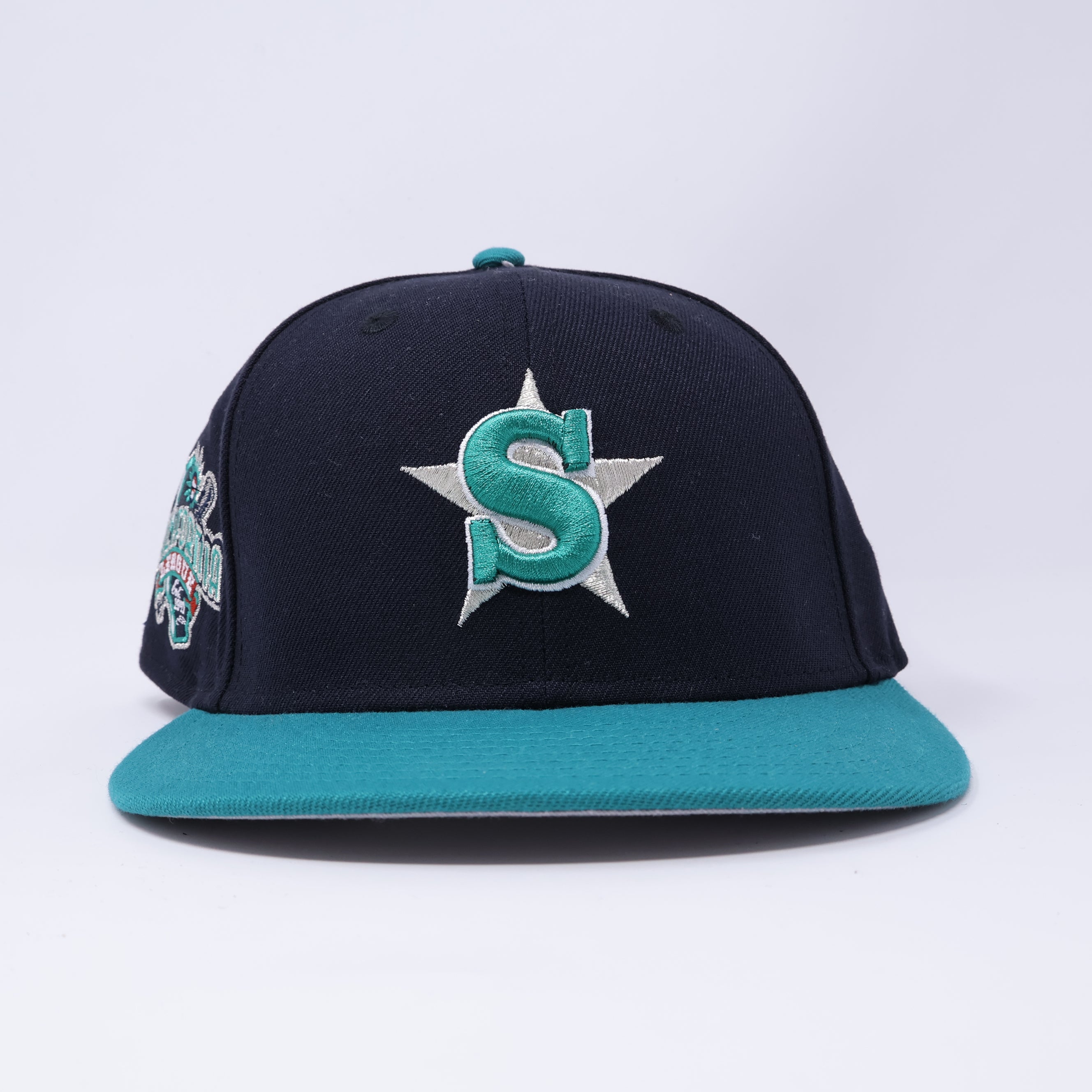 USED 1/8 Navy San Bernardino Spirit Minor League 59fifty New Era Fitted Hat Cap