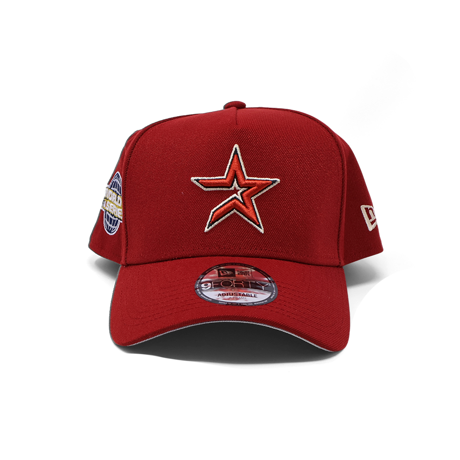 NWT Red Houston Astros 2005 World Series New Era 9Forty Adjustable Hat