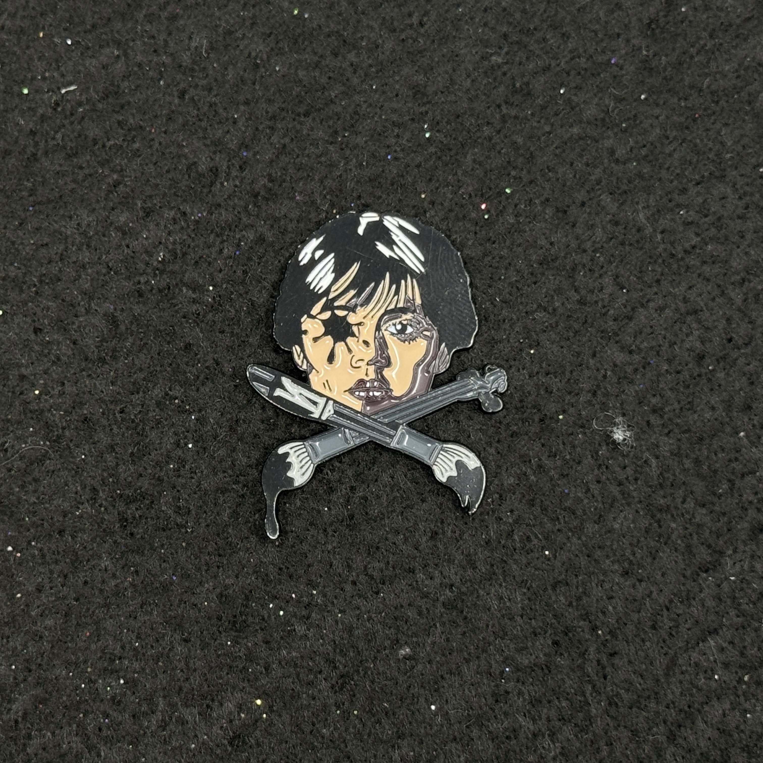Wednesday Cast TV Show Graphic Pin