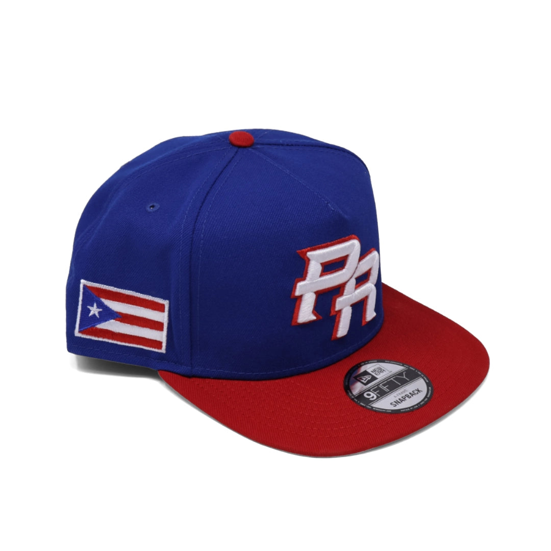 NWT Navy World Baseball Classic Team Puerto Rico 9Fifty A-Frame New Era Adjustable Snapback Hat 5 Panel