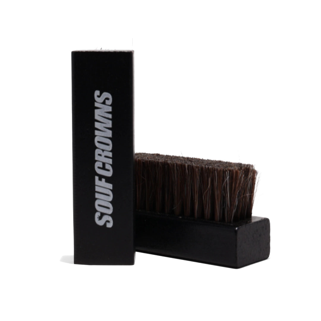 SoufCrowns Premium Horse Hair Brush For Hat Cleaning 59fifty 9Forty Adjustables Snapbacks Fitteds Caps